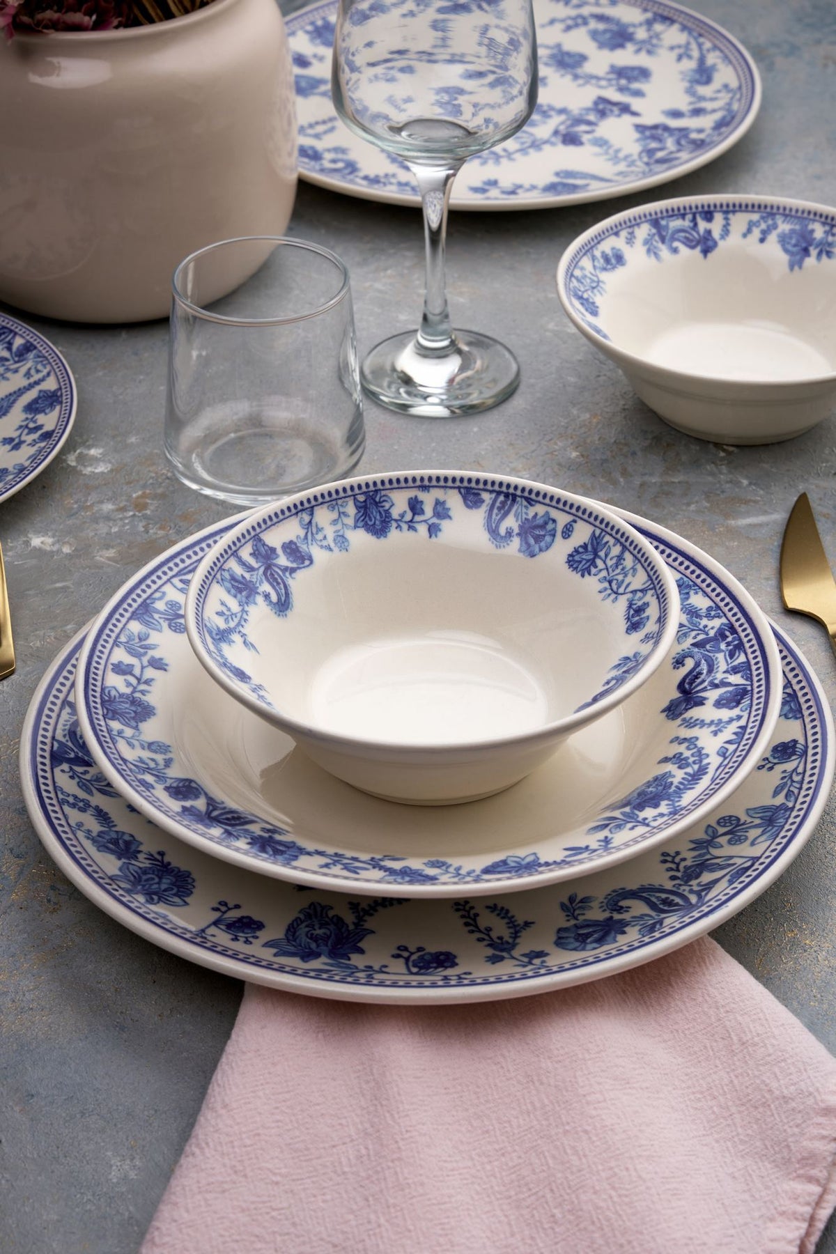Rani Home Yemek Takımı (24 Parça) Hermia Çok Renkli HE-6750