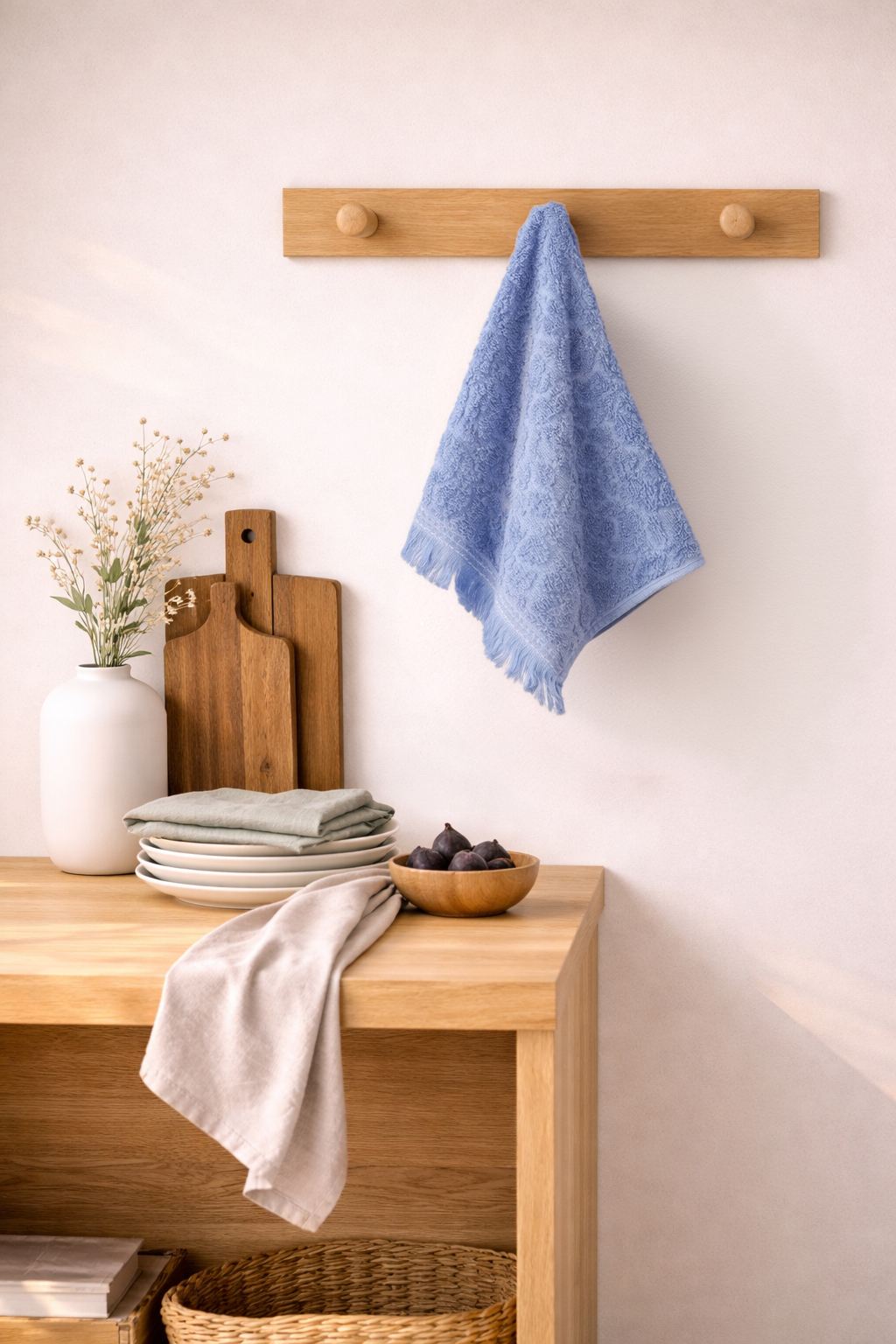 Rani Home El Havlusu Seti Mavi BC-6384