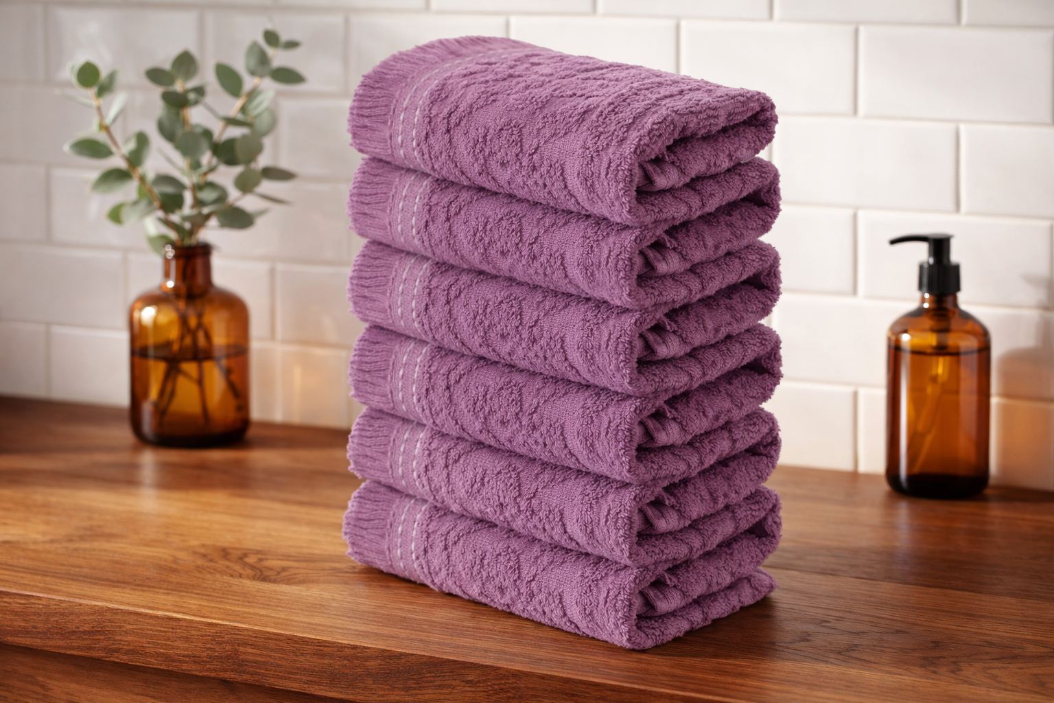 Rani Home El Havlusu Seti Mor BC-6385
