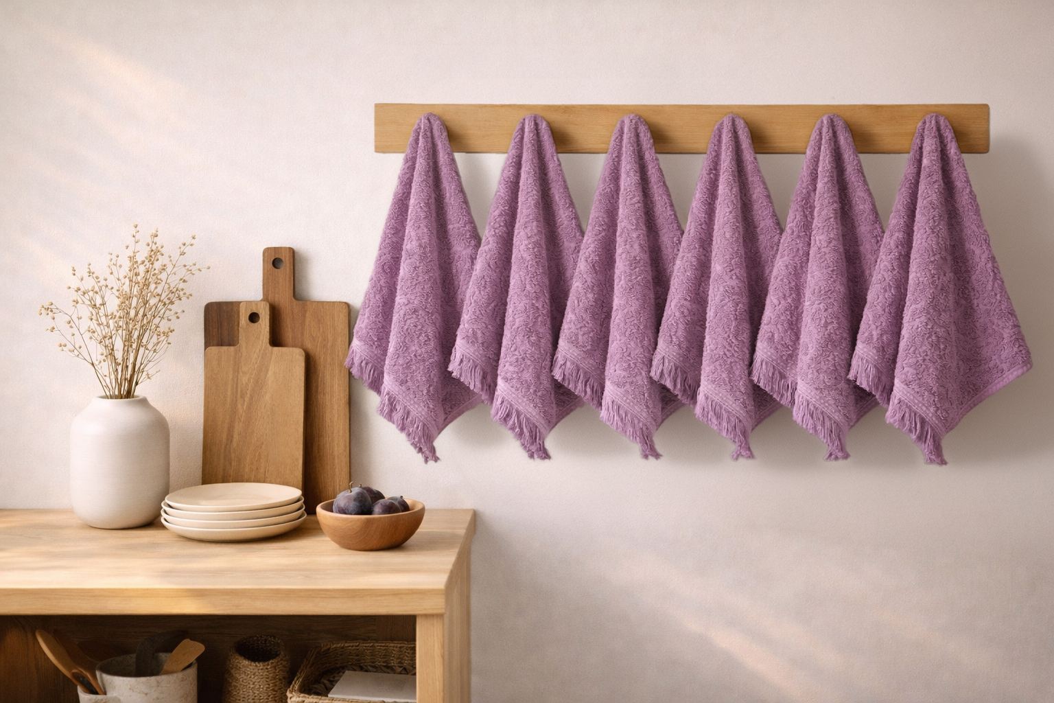 Rani Home El Havlusu Seti Mor BC-6385