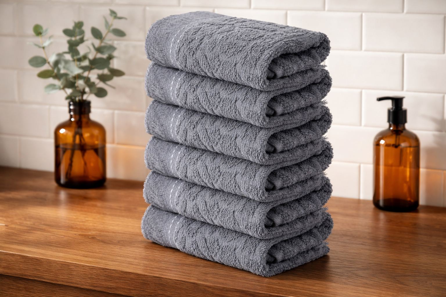 Rani Home El Havlusu Seti Antrasit BC-6386
