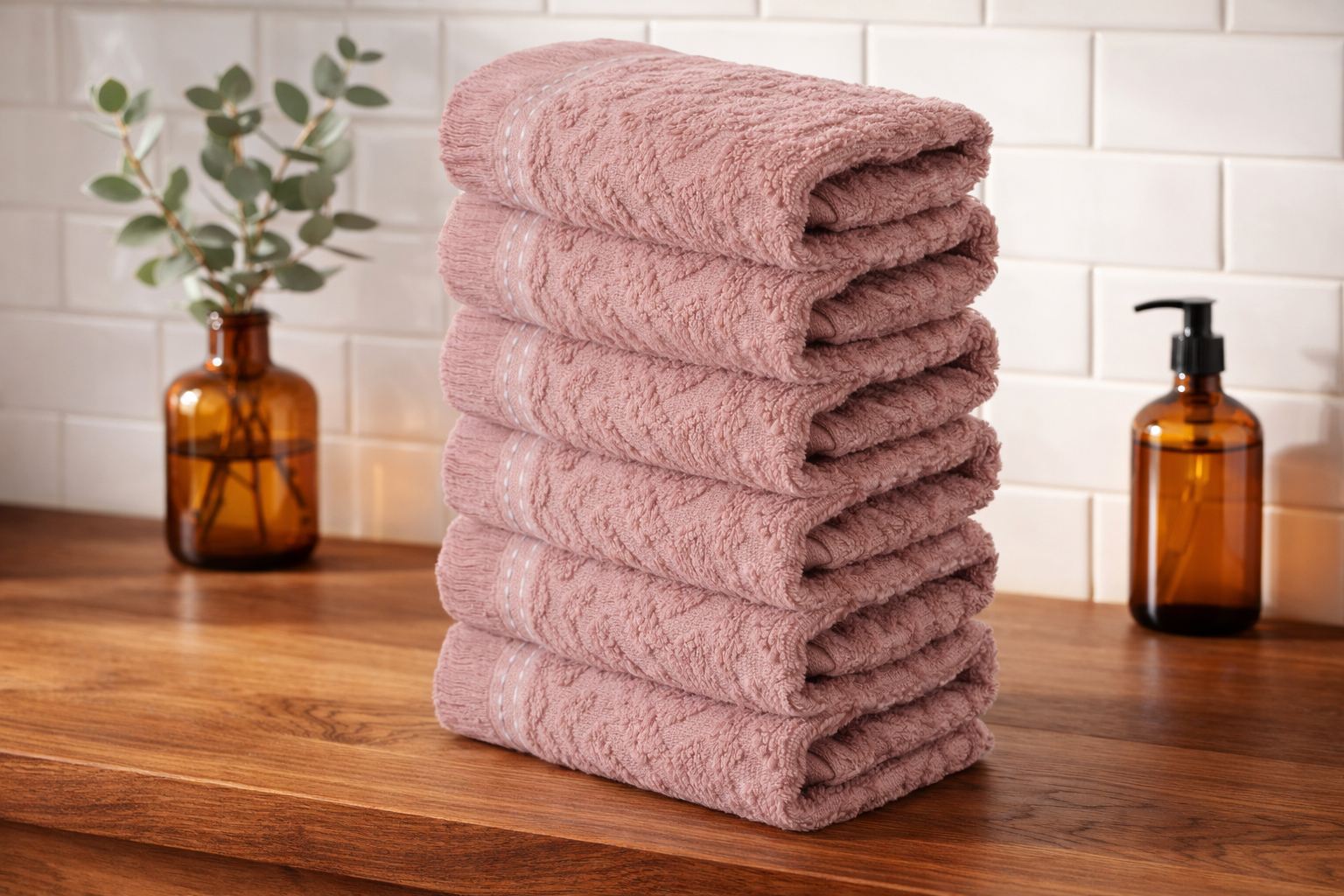 Rani Home El Havlusu Seti Gül Kurusu BC-6387