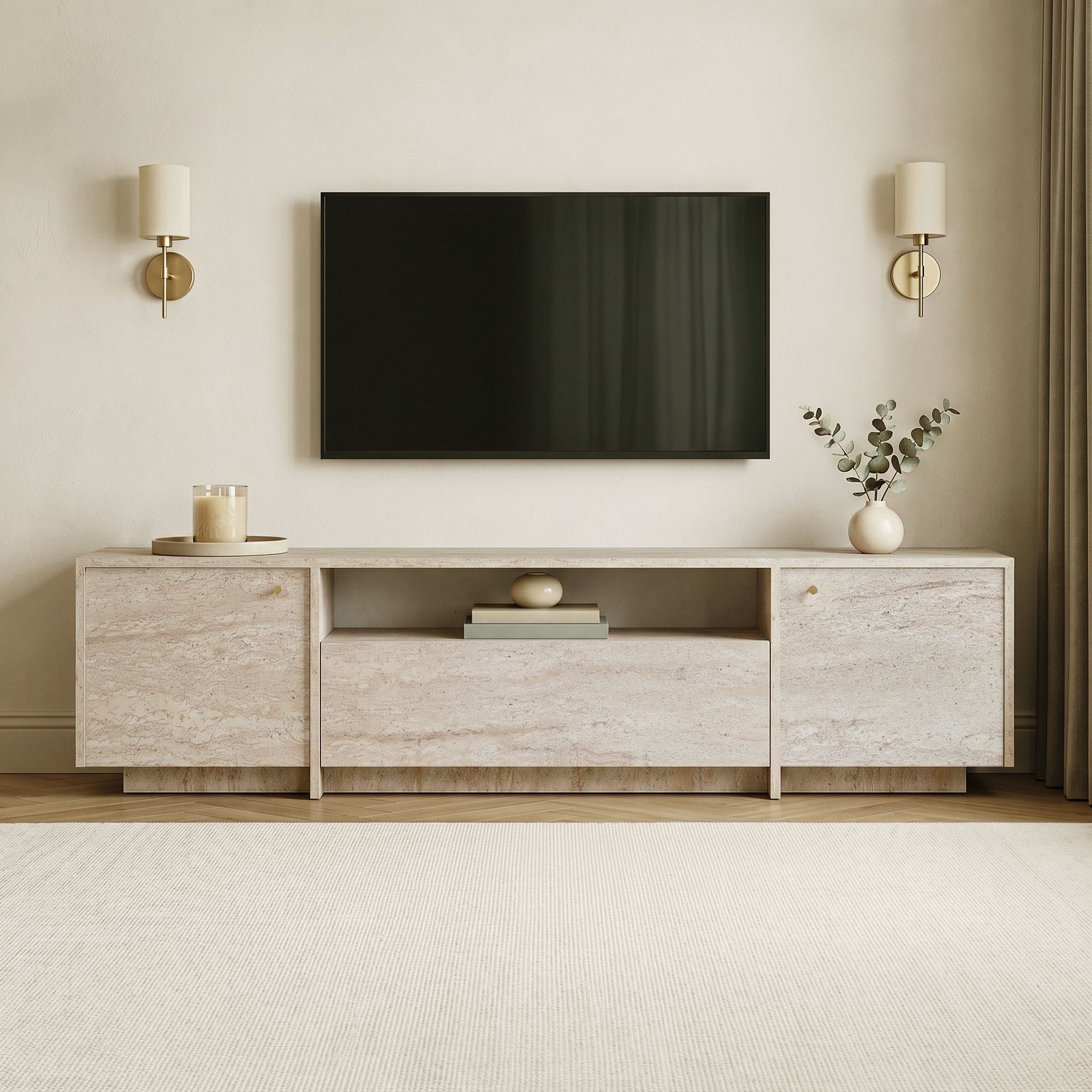 Rani Home Tv Ünitesi Traverten 180 Cm AA-6211