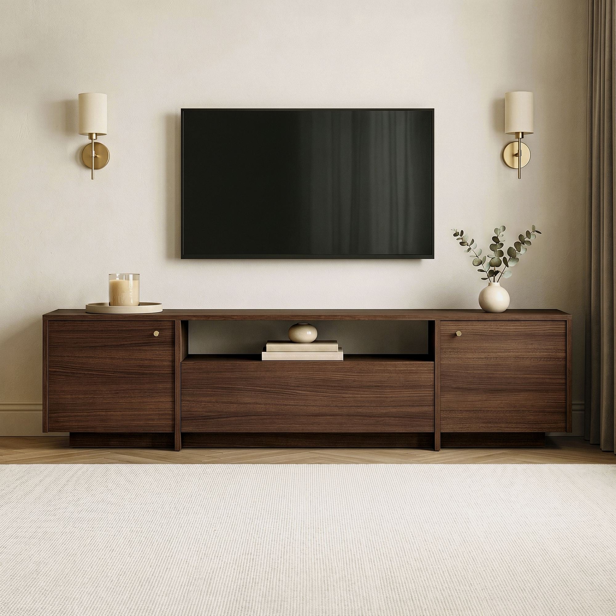 Rani Home Tv Ünitesi Milano Ceviz 180 Cm AA-6208