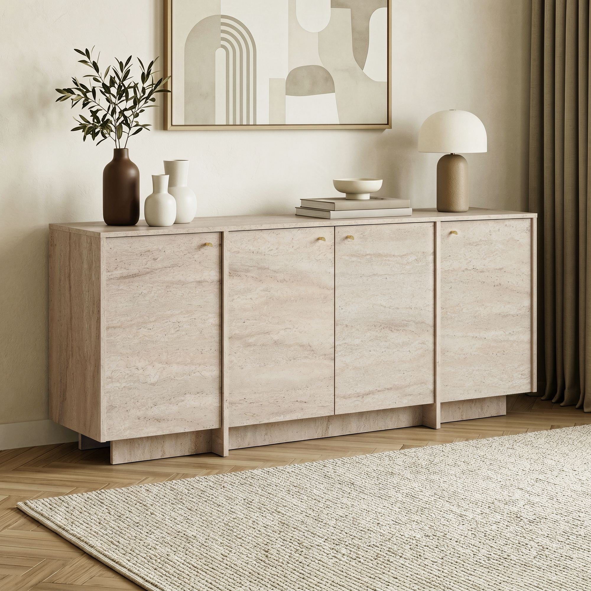 Rani Home Konsol Traverten 180 Cm GD-5788