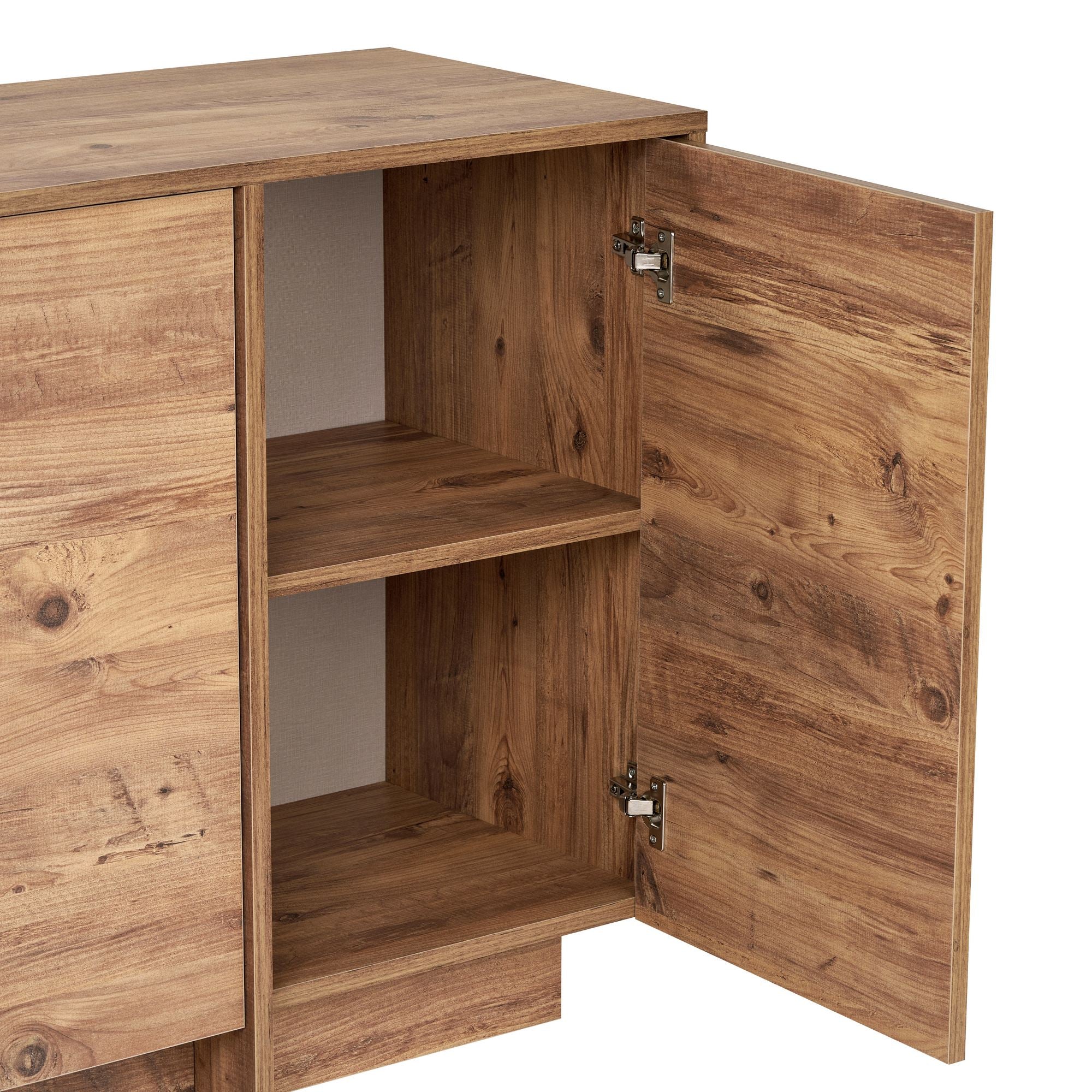 Rani Home Konsol Beyaz - Atlantik Çam 180 Cm GD-5779