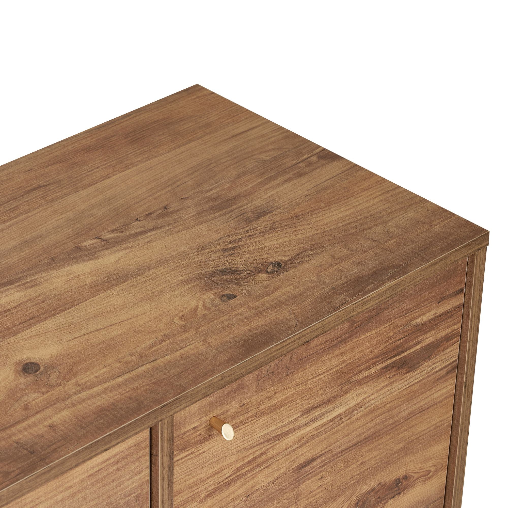 Rani Home Konsol Beyaz - Atlantik Çam 180 Cm GD-5779