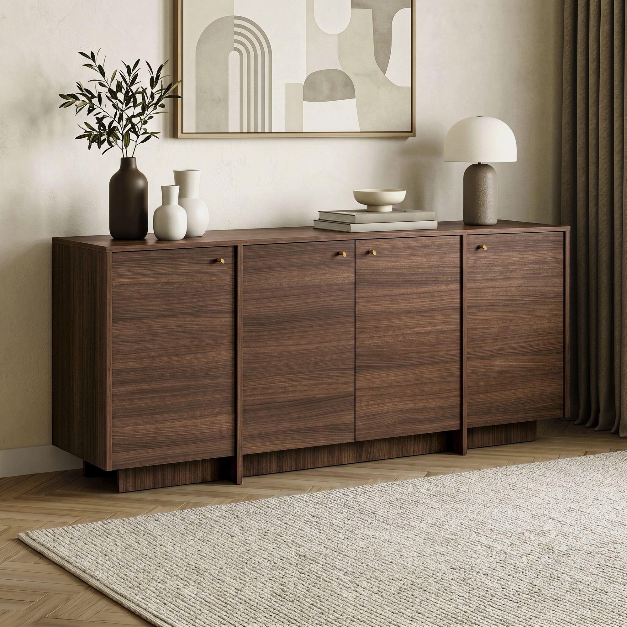 Rani Home Konsol Milano Ceviz 180 Cm GD-5784