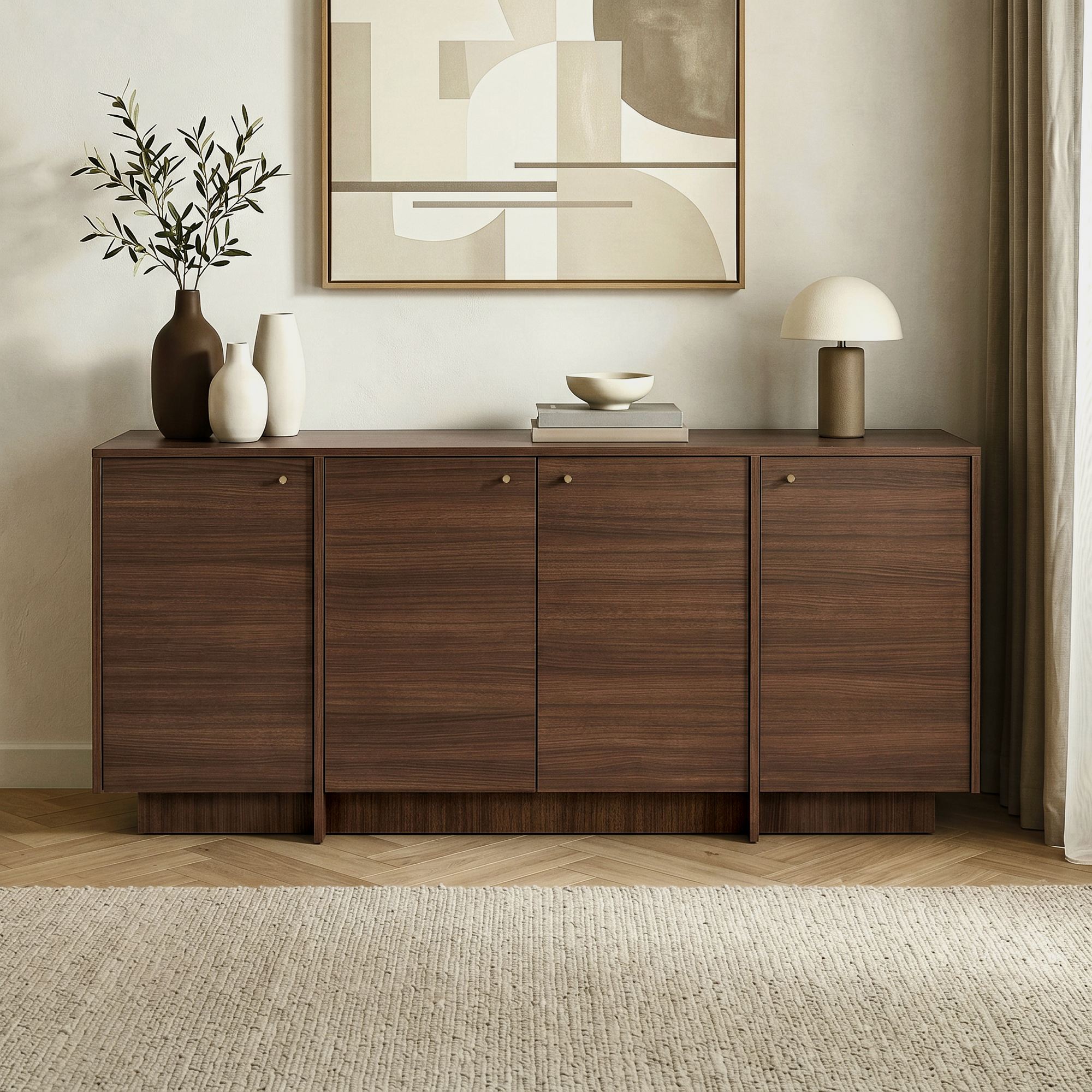 Rani Home Konsol Milano Ceviz 180 Cm GD-5784