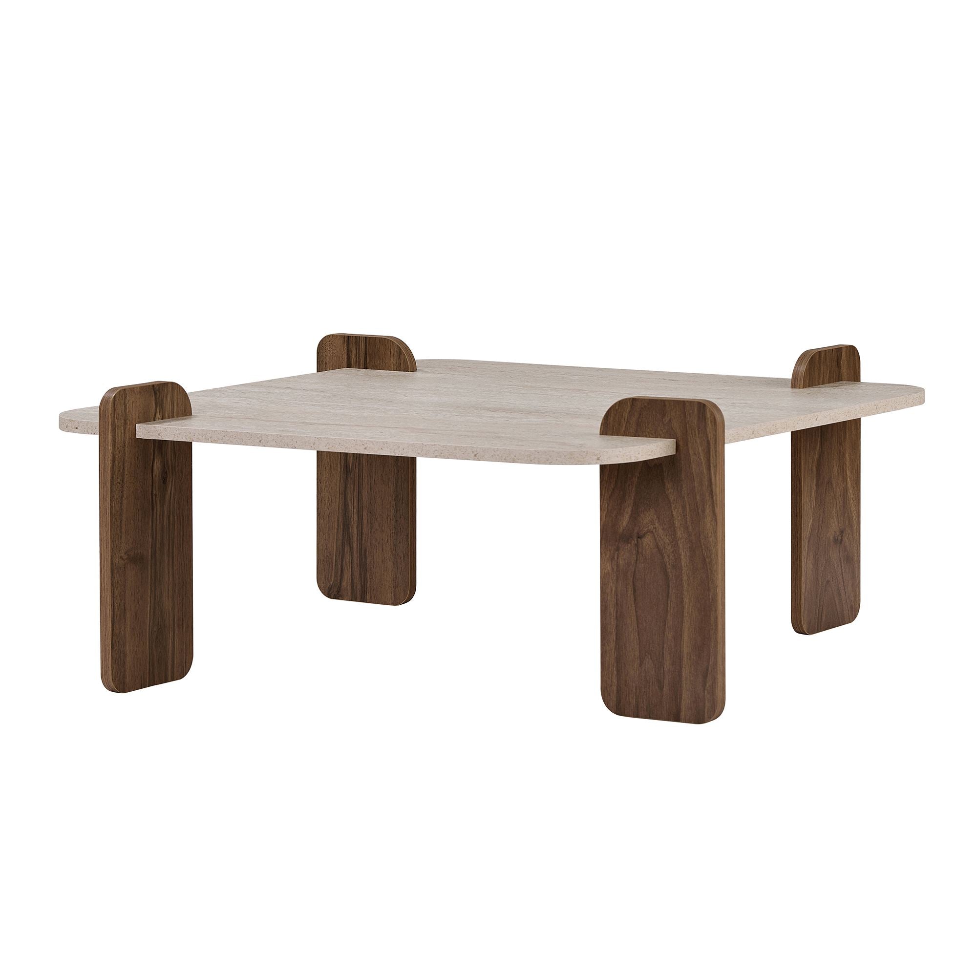 Rani Home Orta Sehpa Traverten - Venedik Cevizi 117 Cm AB-5743