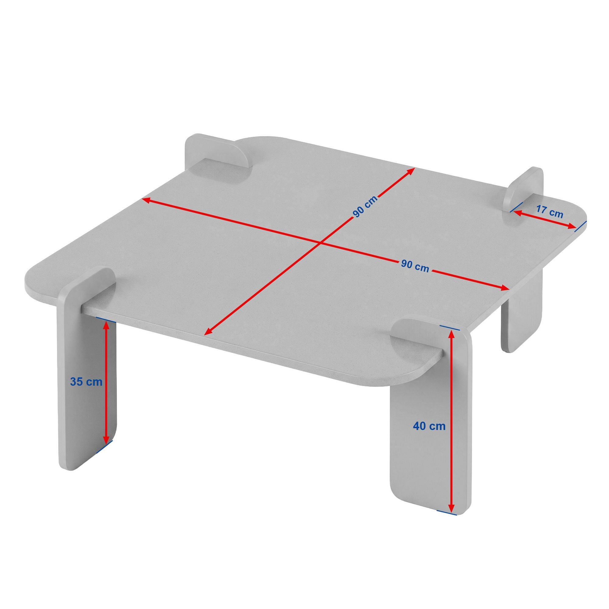 Rani Home Orta Sehpa Venedik Ceviz - Ahşap Siyah 117 Cm AB-5745