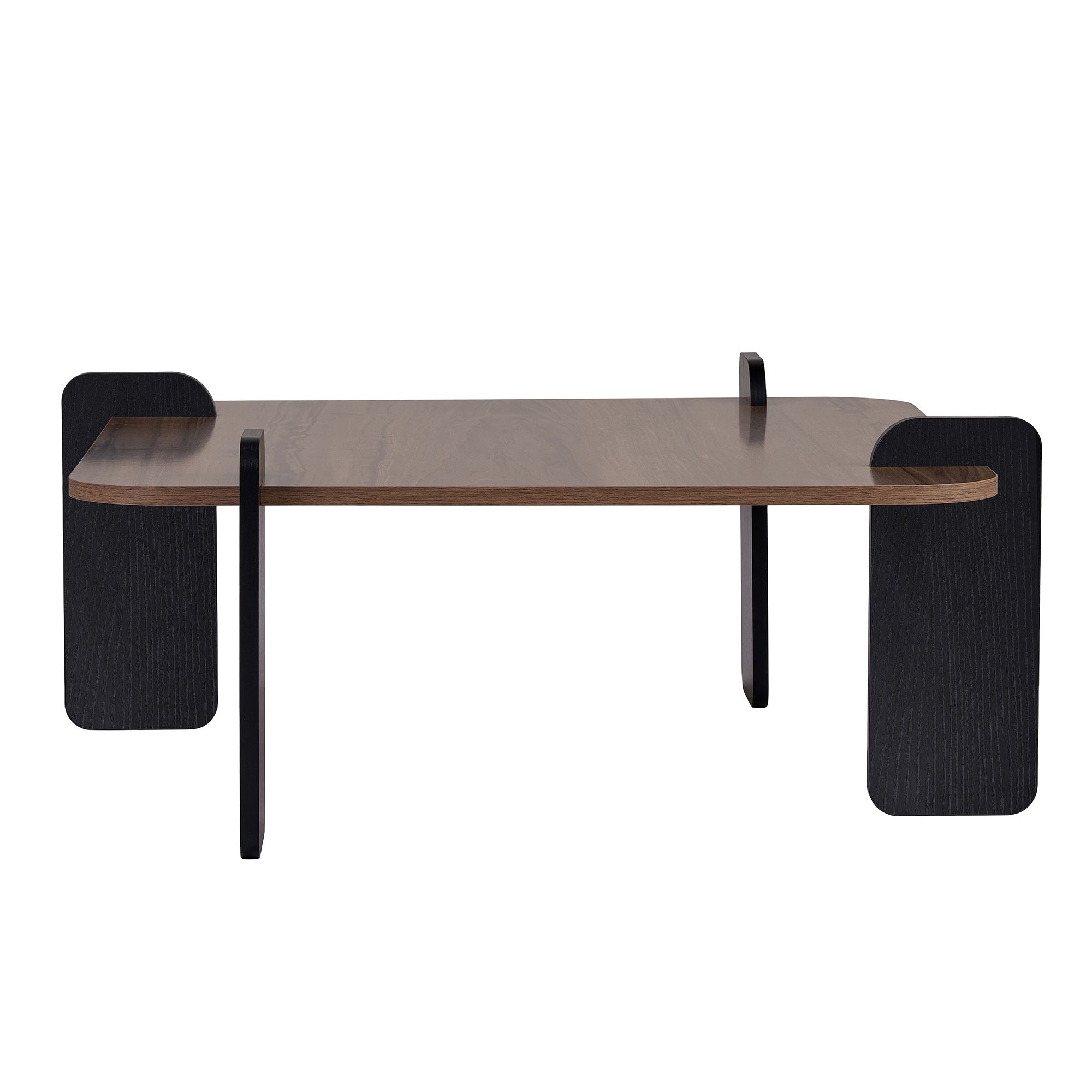 Rani Home Orta Sehpa Venedik Ceviz - Ahşap Siyah 117 Cm AB-5745