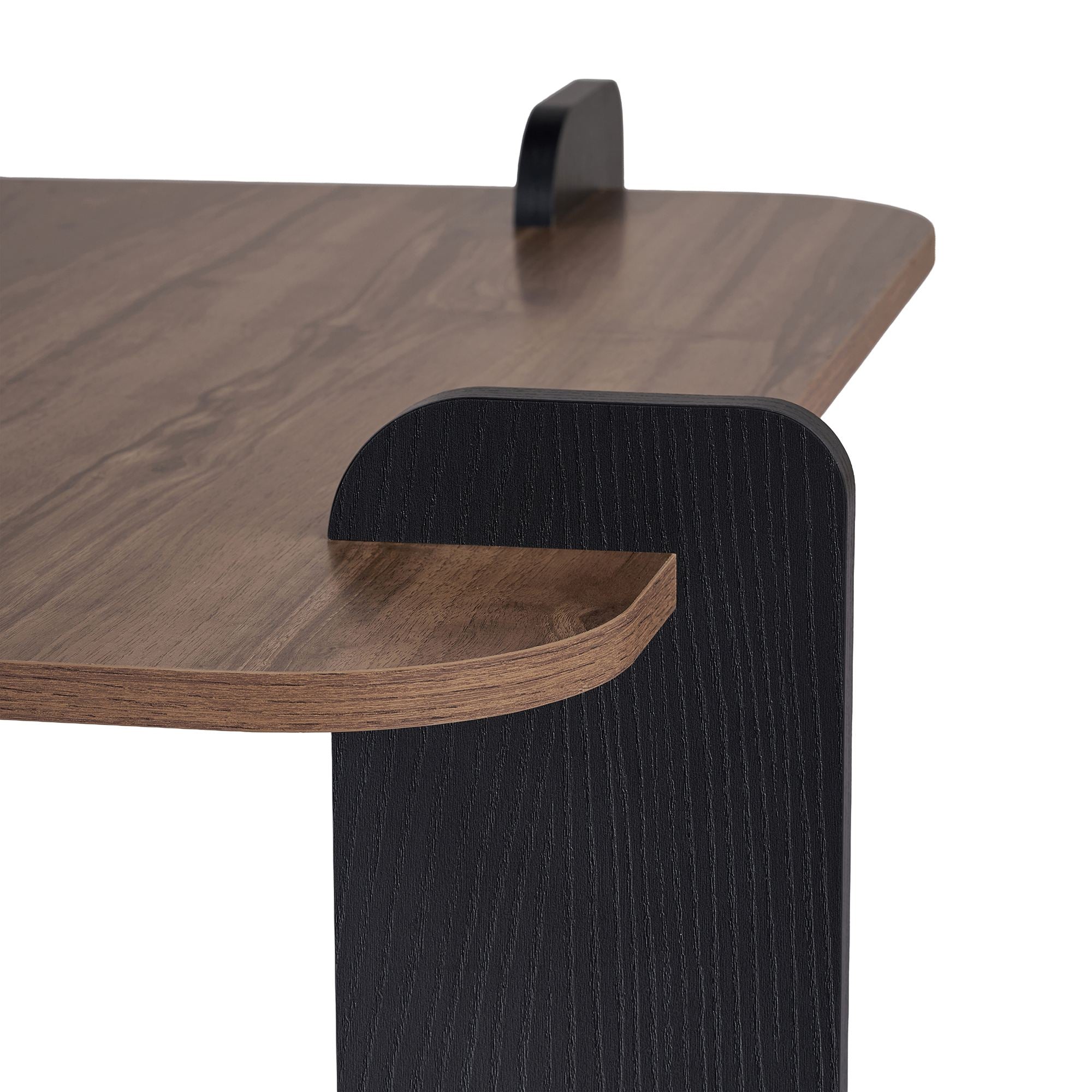 Rani Home Orta Sehpa Venedik Ceviz - Ahşap Siyah 117 Cm AB-5745