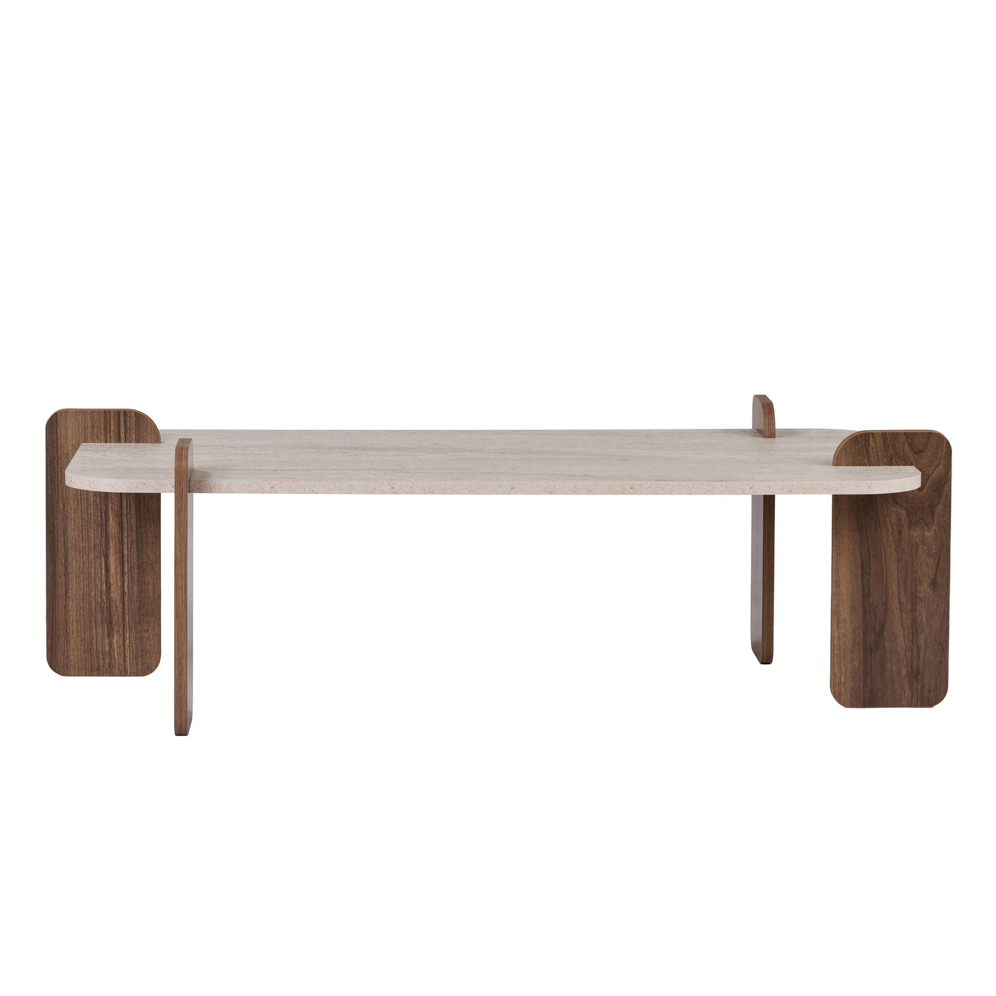 Rani Home Orta Sehpa Traverten - Venedik Ceviz 147 Cm AB-5741