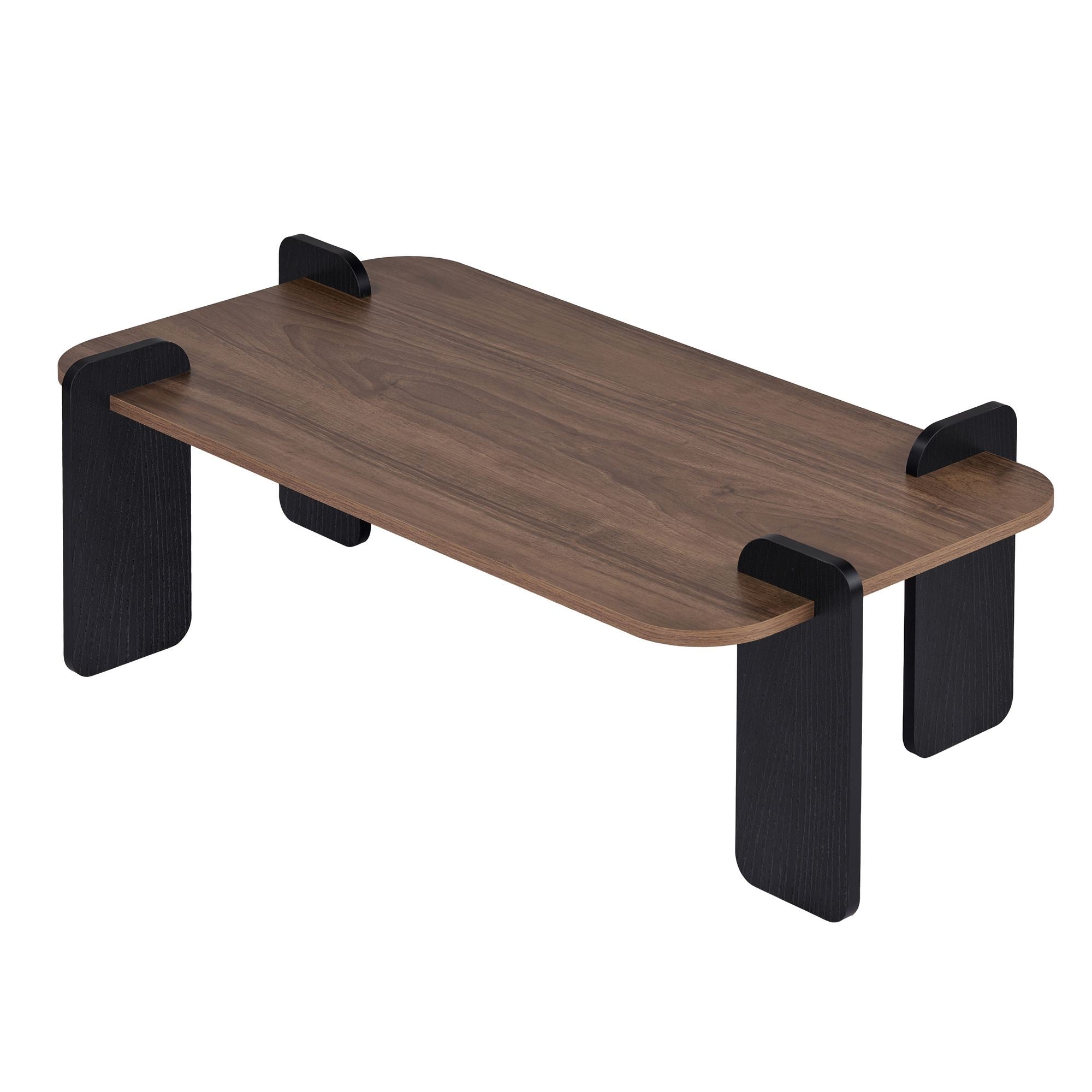 Rani Home Orta Sehpa Venedik Ceviz - Ahşap Siyah 147 Cm AB-5744