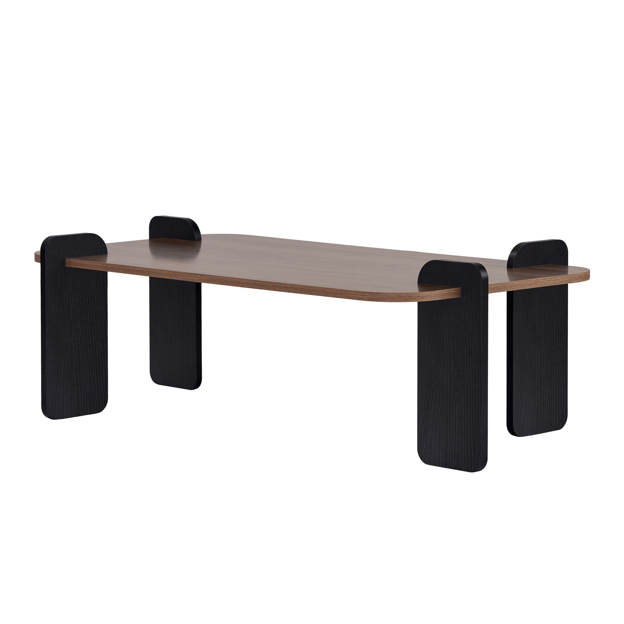 Rani Home Orta Sehpa Venedik Ceviz - Ahşap Siyah 147 Cm AB-5744