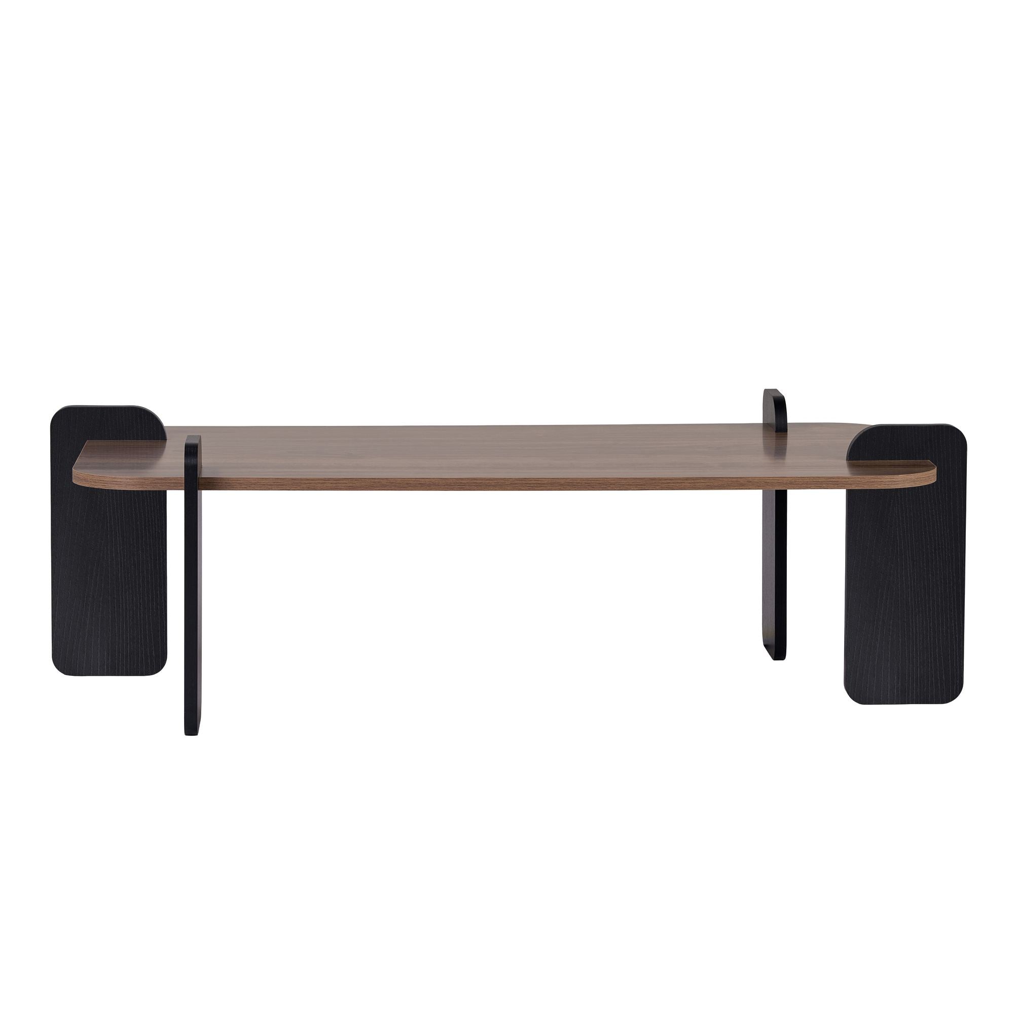 Rani Home Orta Sehpa Venedik Ceviz - Ahşap Siyah 147 Cm AB-5744