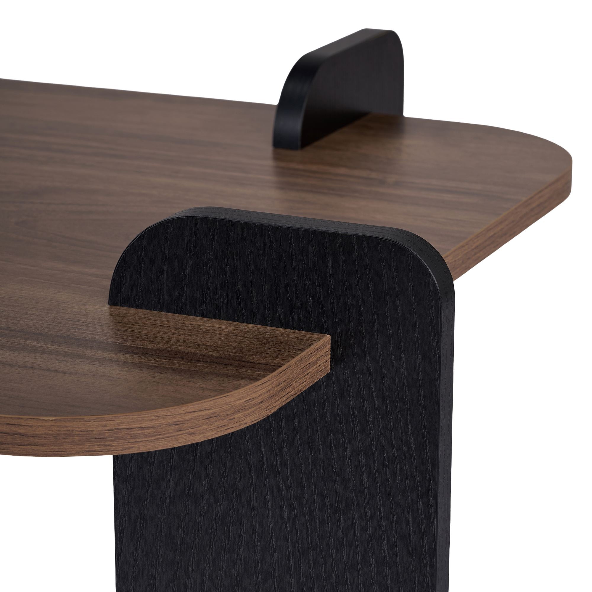 Rani Home Orta Sehpa Venedik Ceviz - Ahşap Siyah 147 Cm AB-5744
