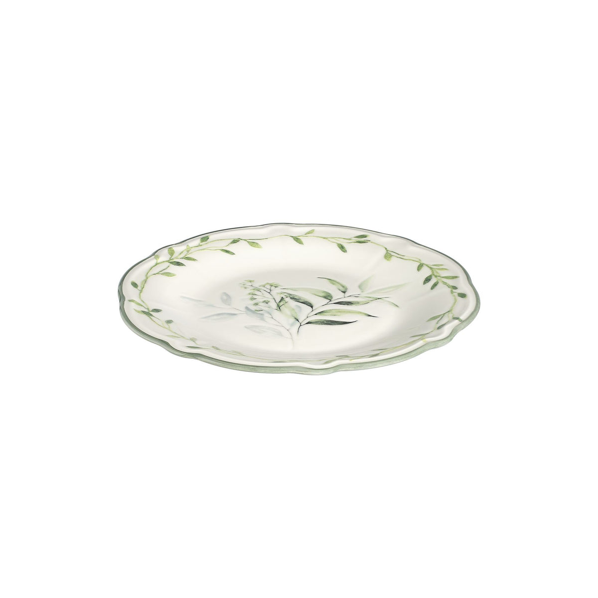 Rani Home Yemek Takımı (24 Parça) Hermia Beyaz - Yeşil HE-6809