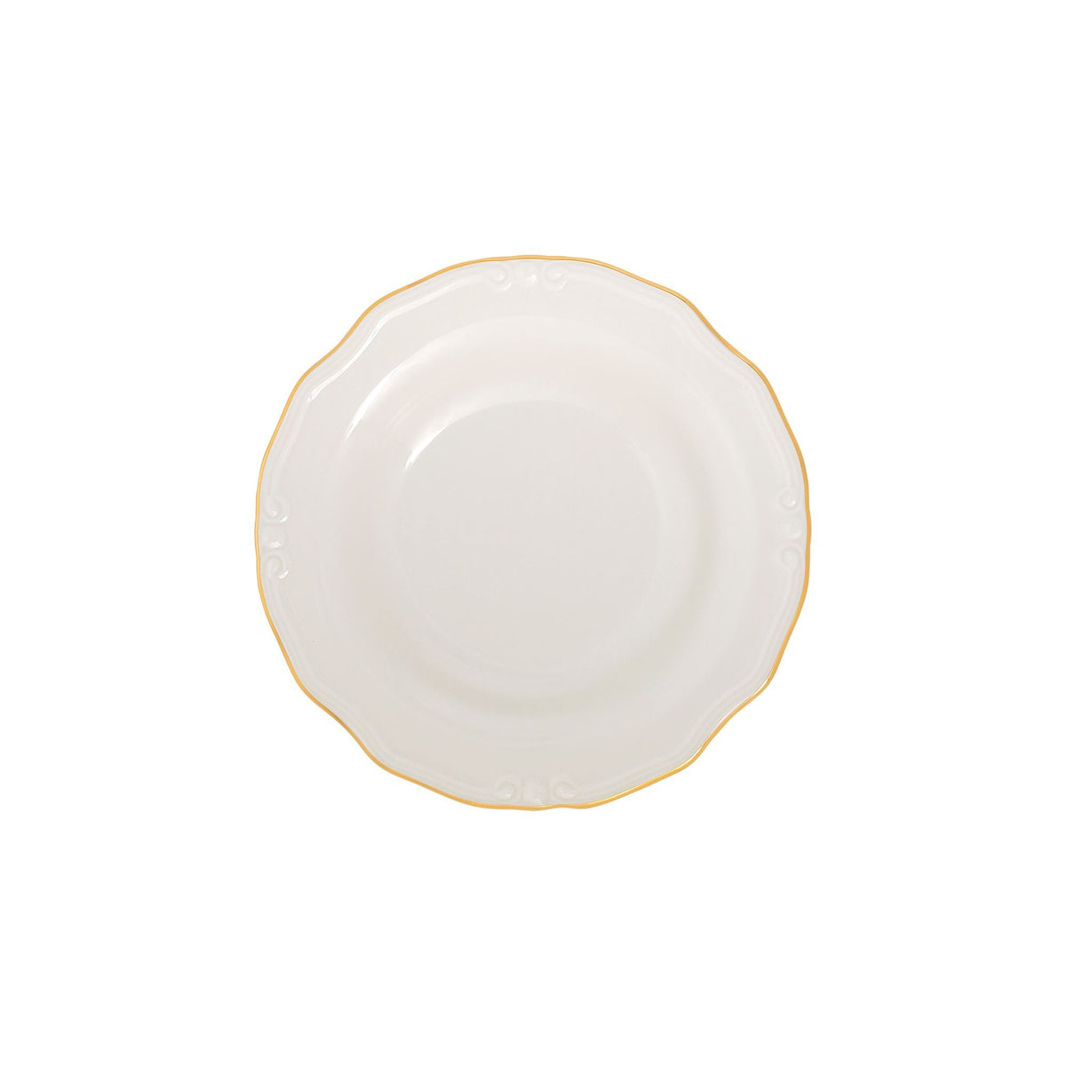 Rani Home Yemek Takımı (24 Parça) Hermia Beyaz - Altın HE-6811