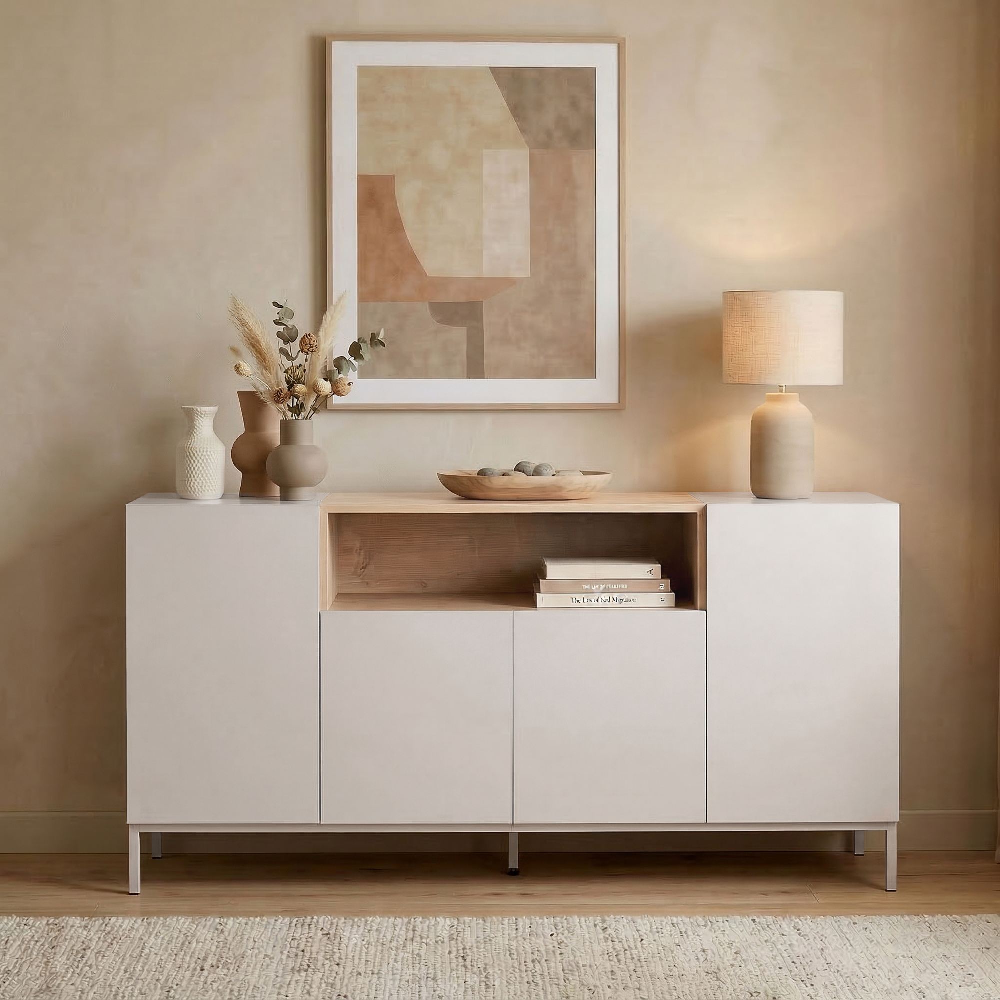 Rani Home Konsol Kumtaşı - Safir Meşe 160 Cm GD-5773