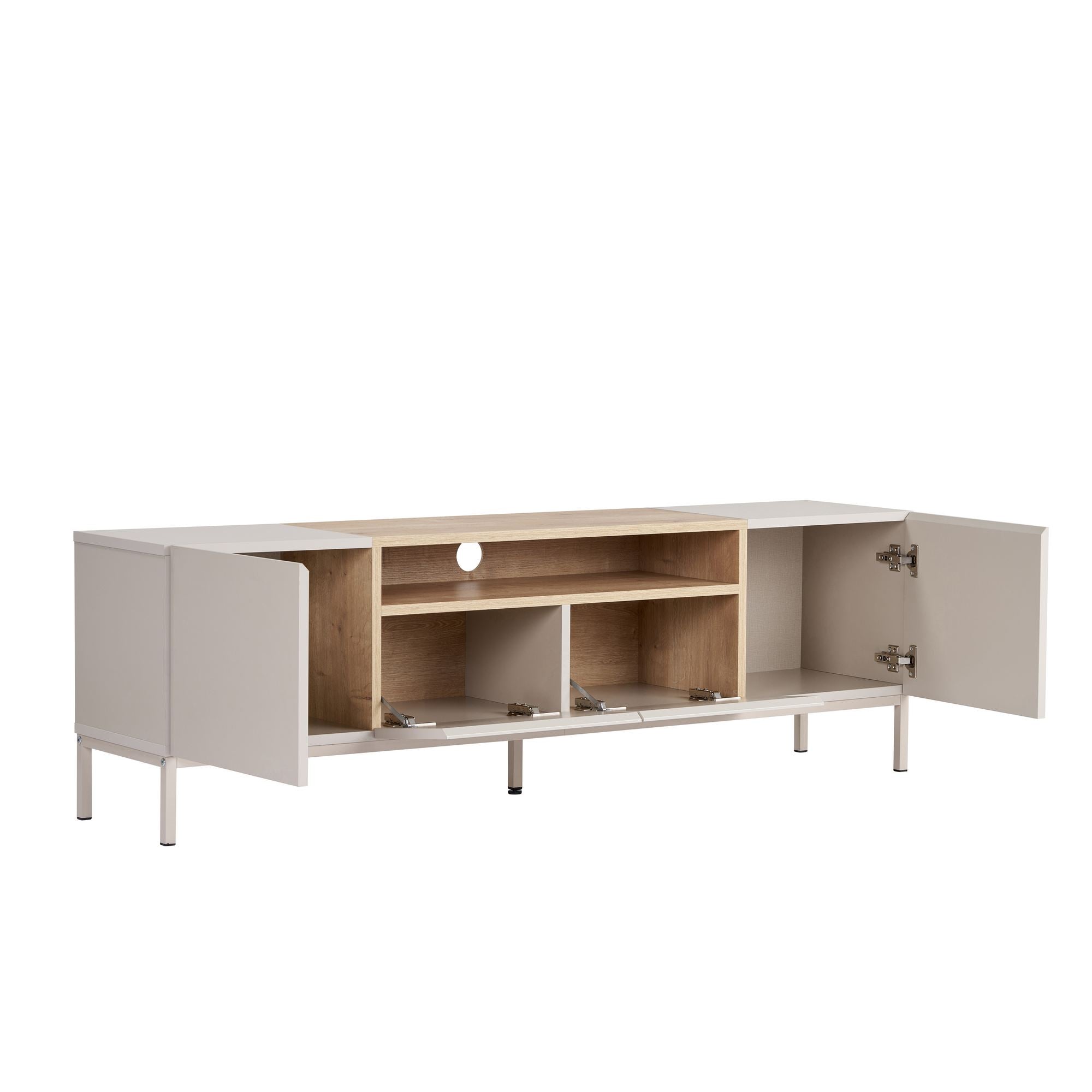 Rani Home Tv Ünitesi Kumtaşı - Safir Meşe 160 Cm AA-5859