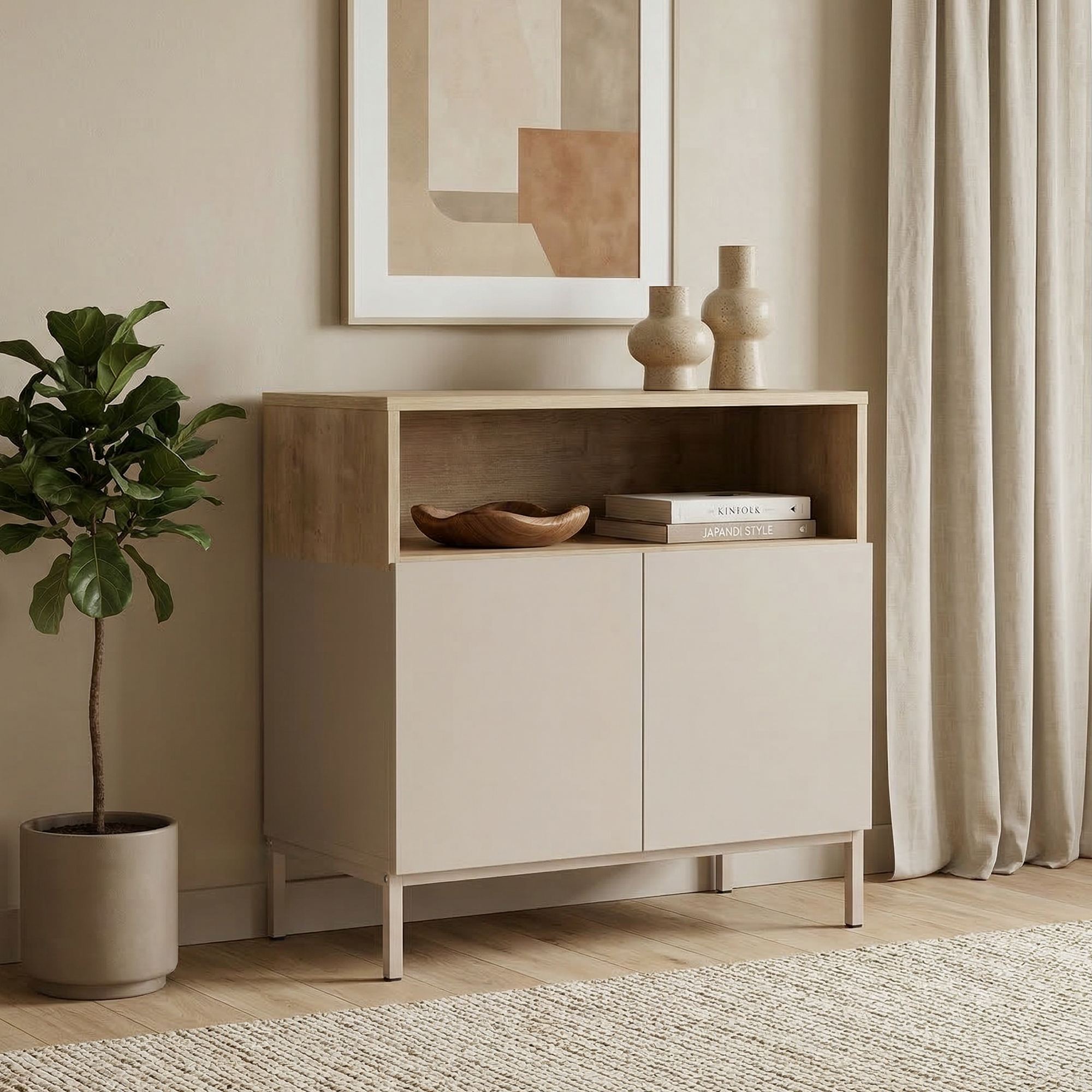 Rani Home Dresuar Kumtaşı - Safir Meşe EG-5933