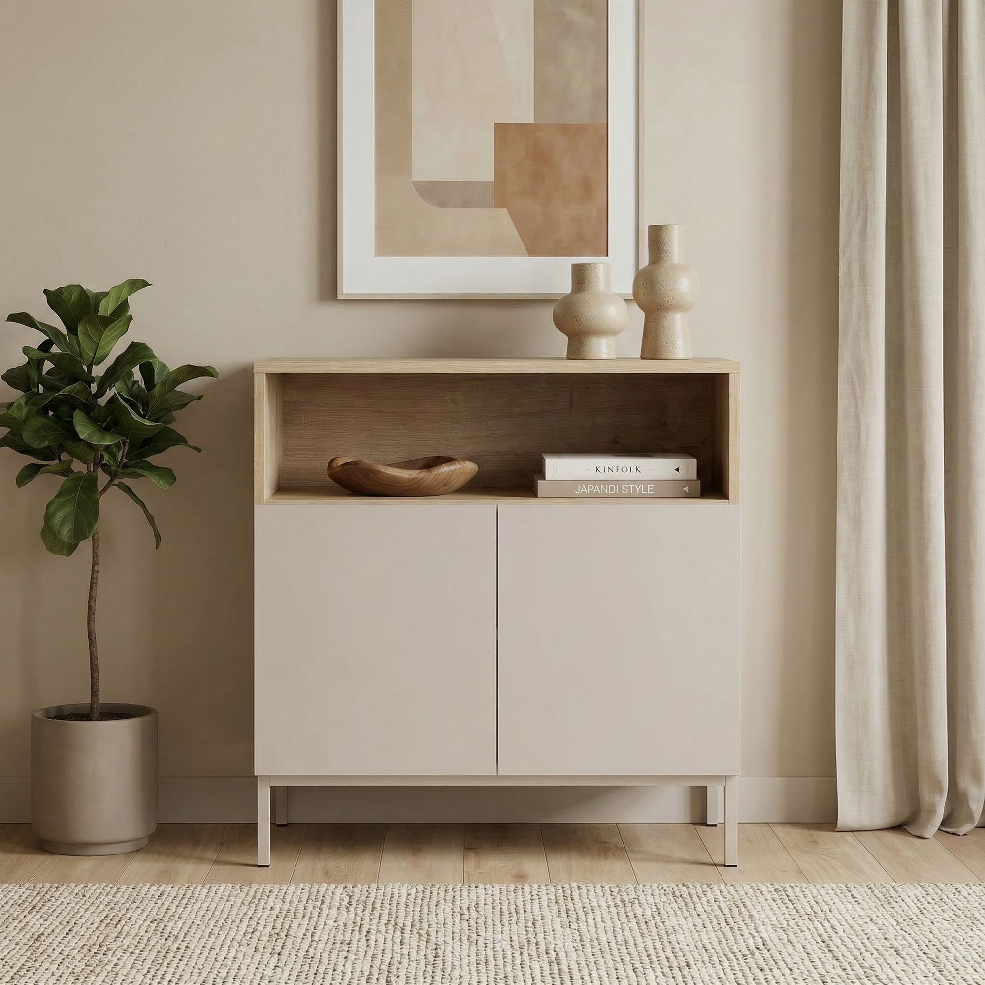 Rani Home Dresuar Kumtaşı - Safir Meşe EG-5933