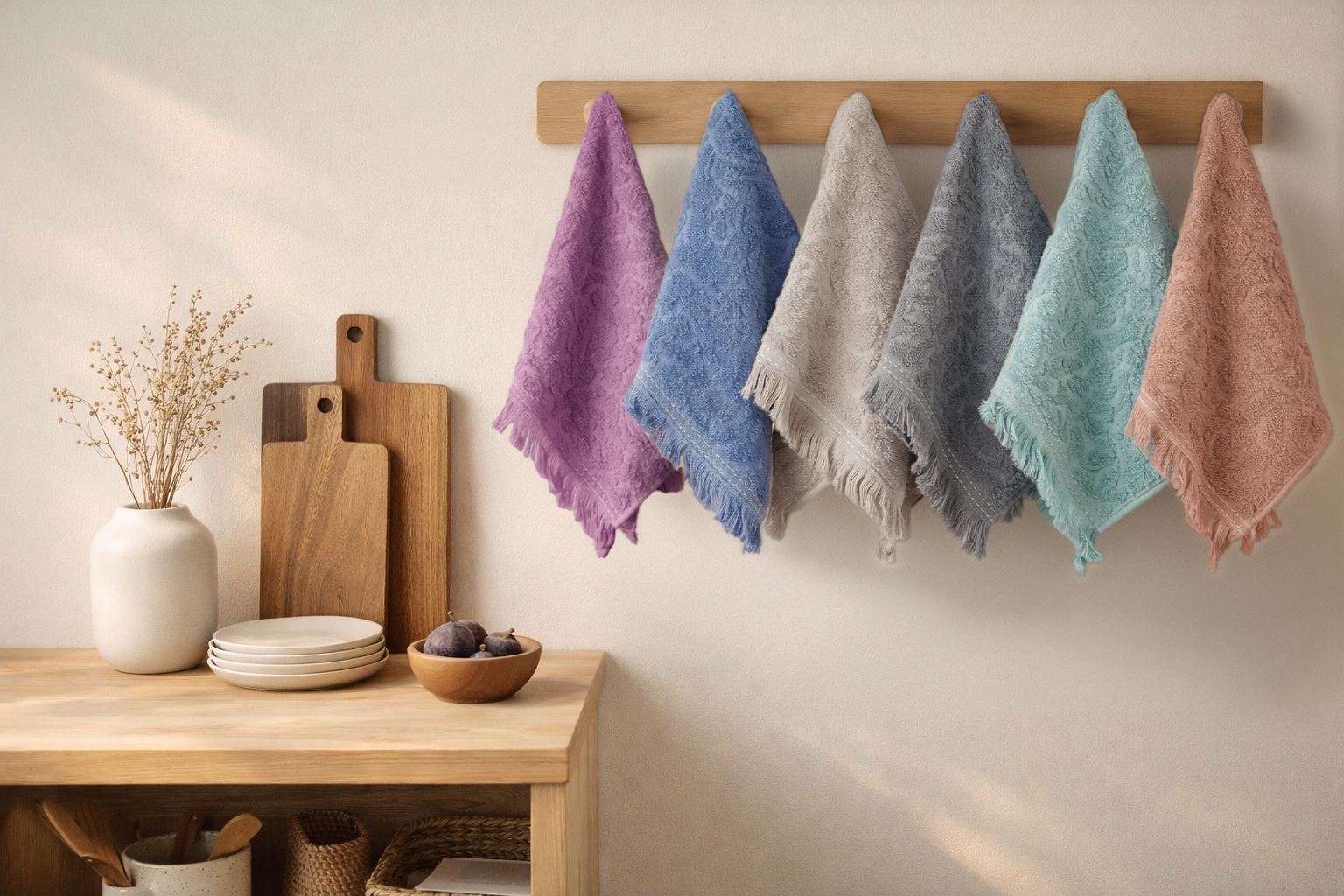 Rani Home El Havlusu Seti Çok Renkli BC-6391