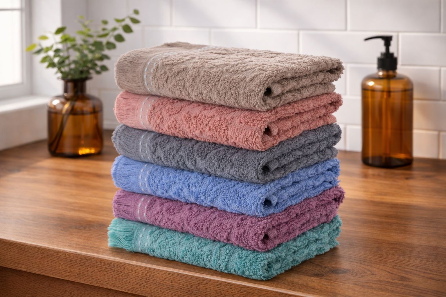Rani Home El Havlusu Seti  Çok Renkli BC-6392