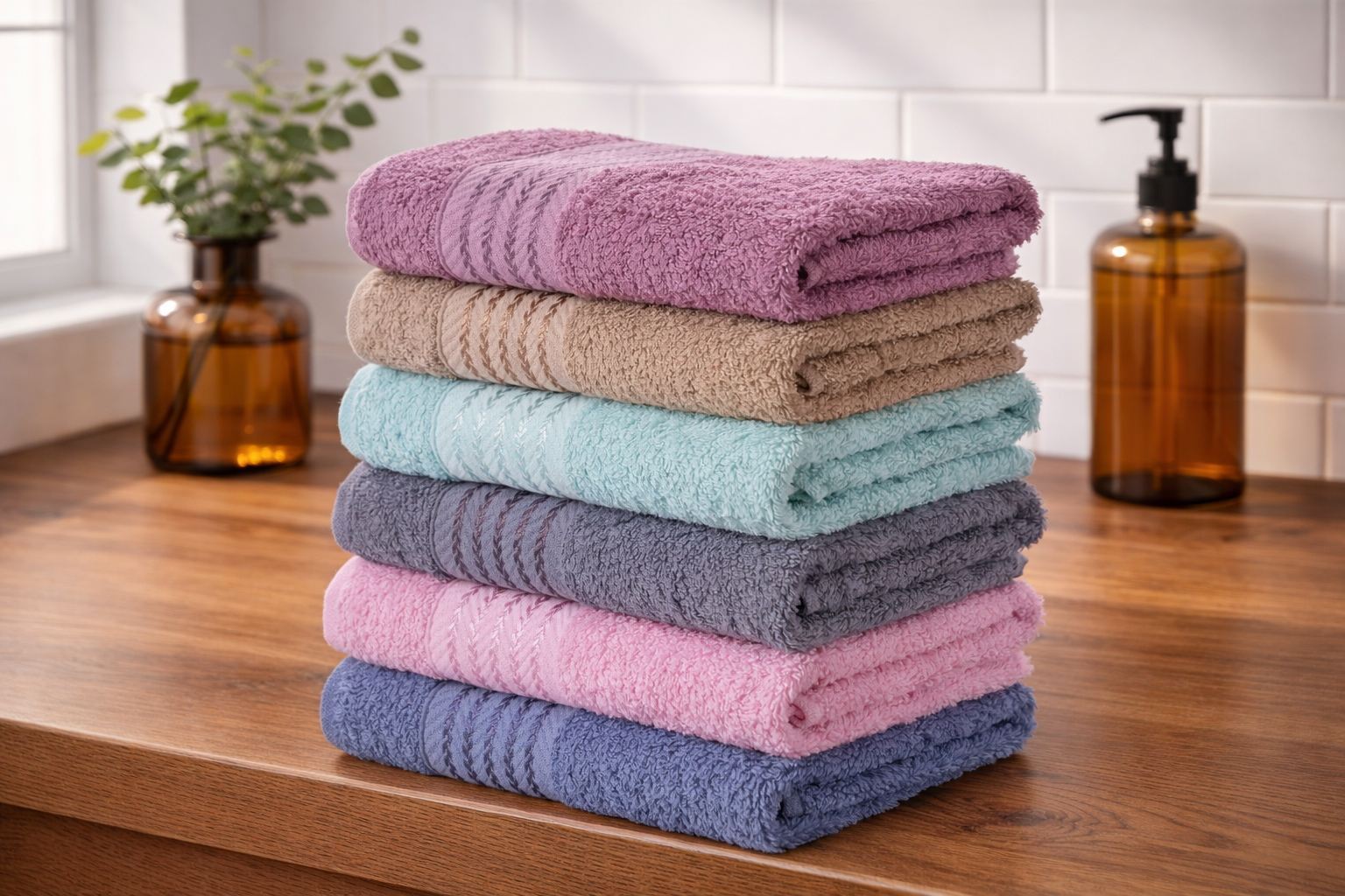 Rani Home El Havlusu Seti Çok Renkli BC-6393