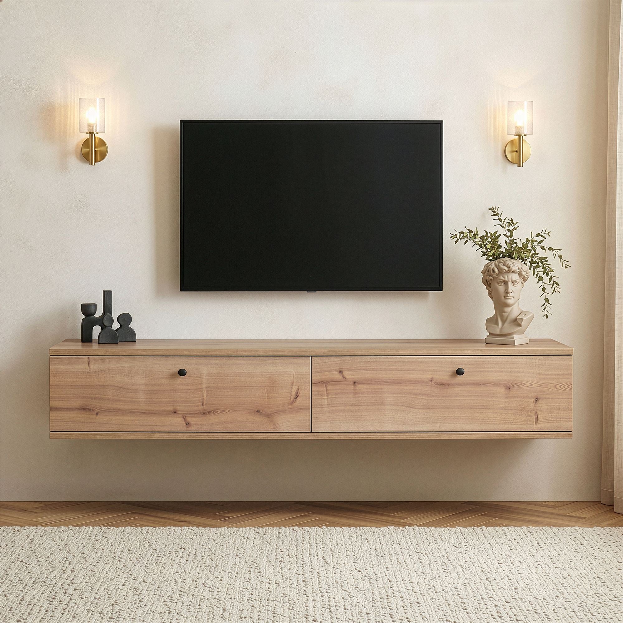 Rani Home Tv Ünitesi Safir Meşe 160 Cm AA-5832