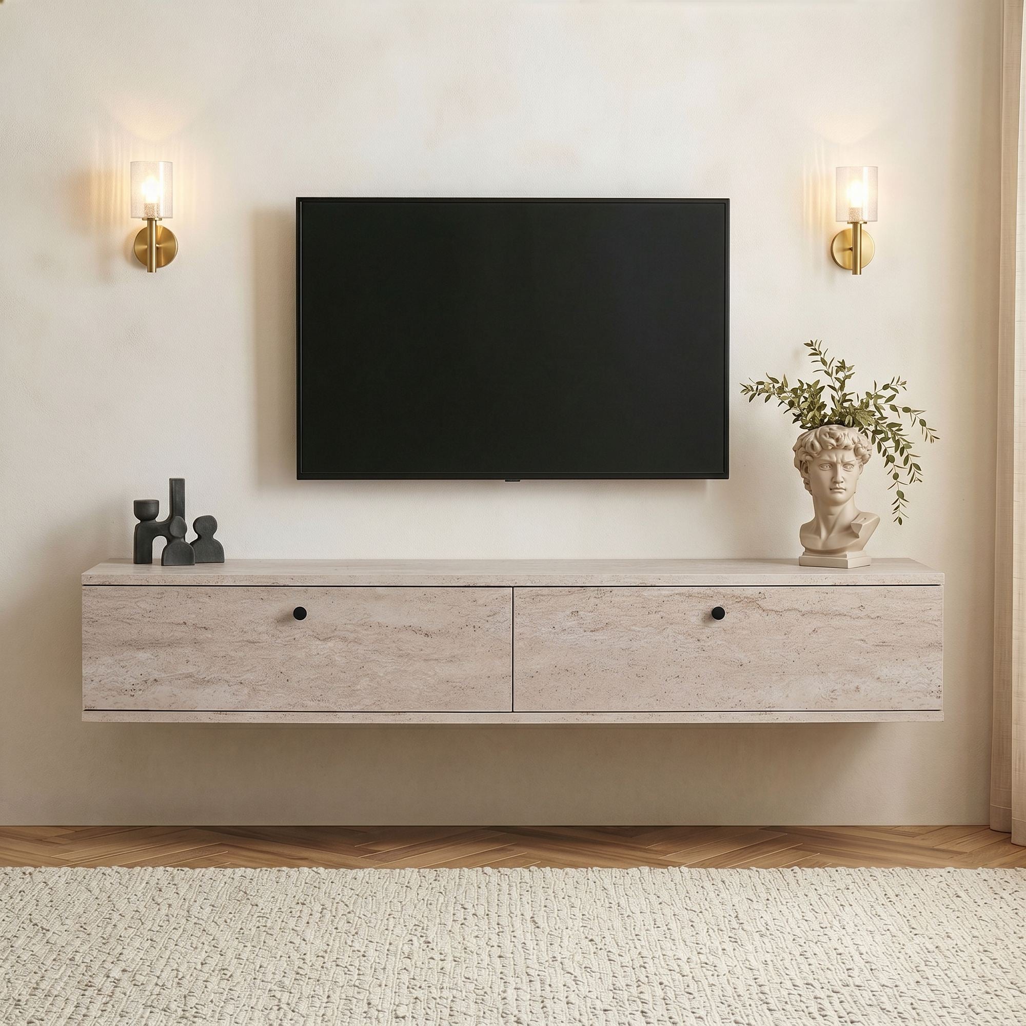 Rani Home Tv Ünitesi Traverten 160 Cm AA-5833