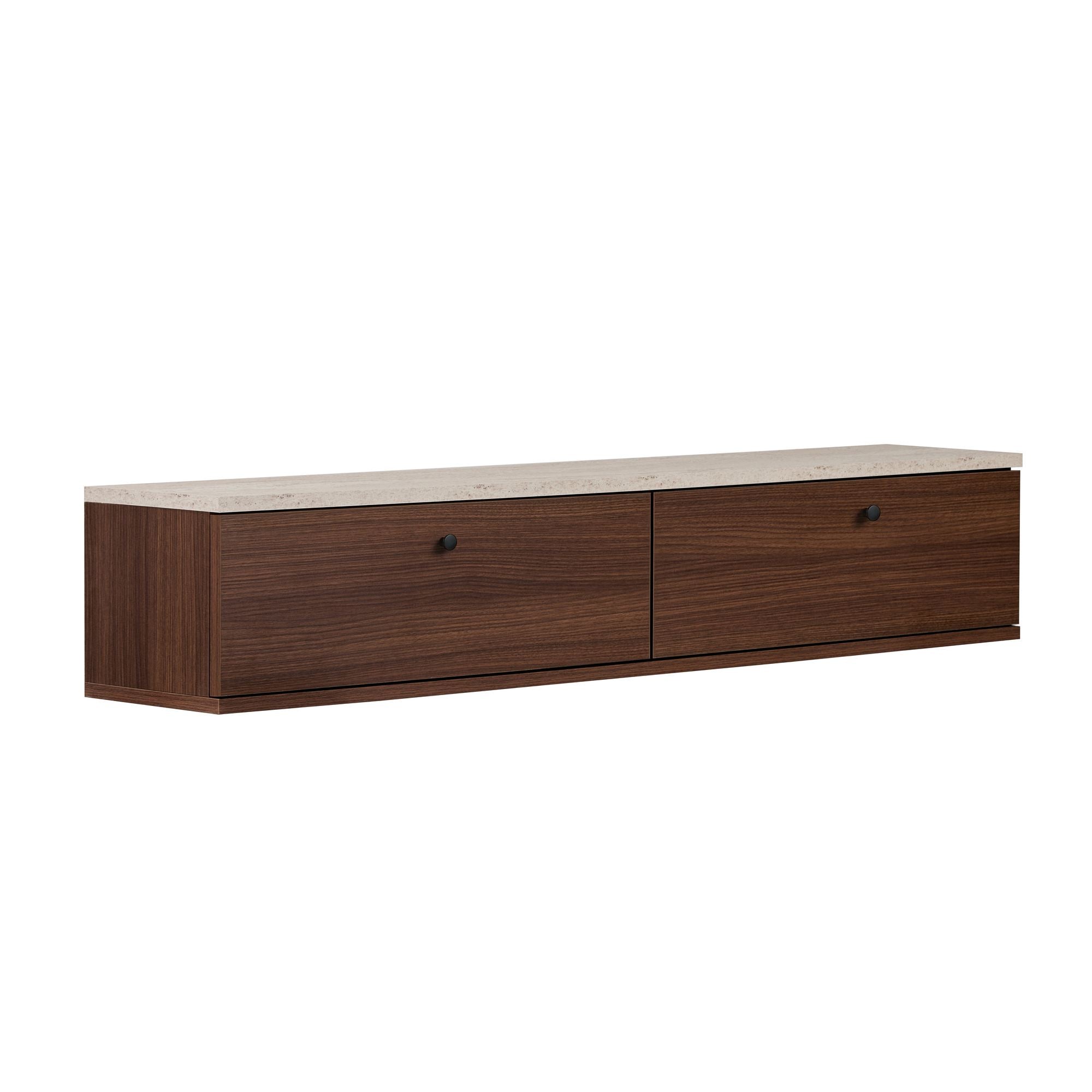 Rani Home Tv Ünitesi Traverten - Milano Ceviz 140 Cm AA-5814