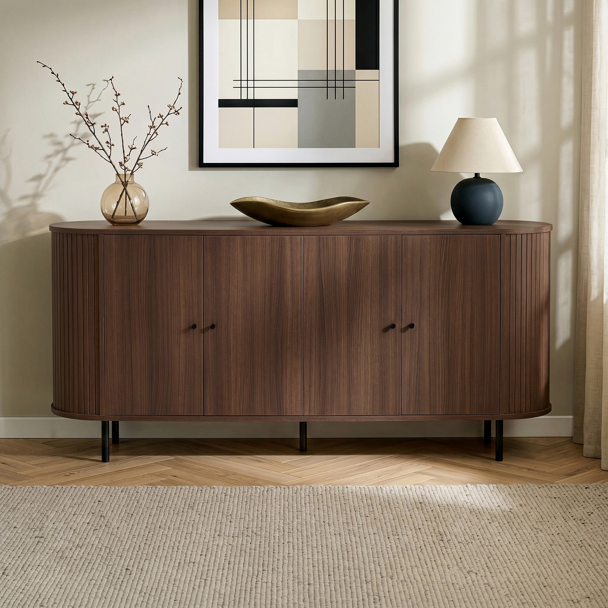 Rani Home Konsol Milano Ceviz 180 Cm GD-5800