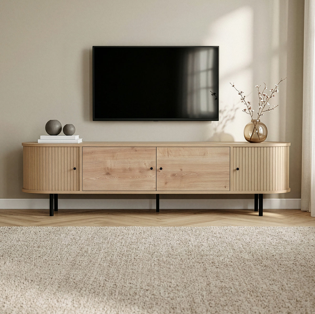 Rani Home Tv Ünitesi Safir Meşe 180 Cm AA-6217