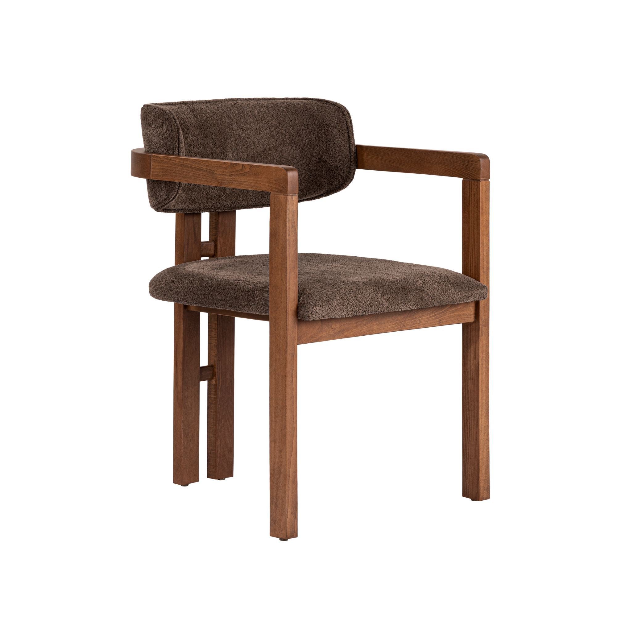 Rani Home Yemek Masası Takımı Traverten Koyu Ceviz 180 GE-5811