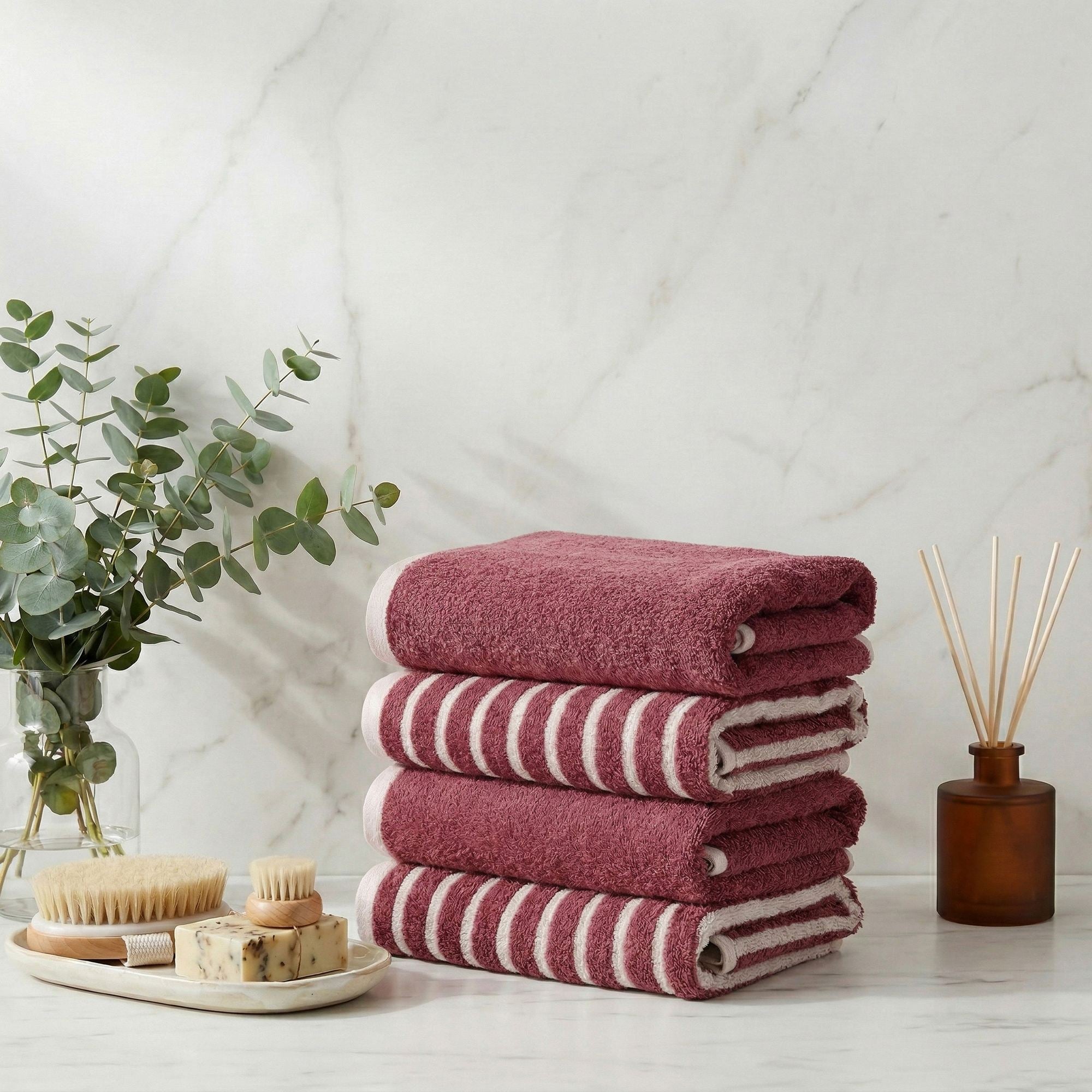Rani Home El Havlusu Seti  Gül Kurusu BC-6395