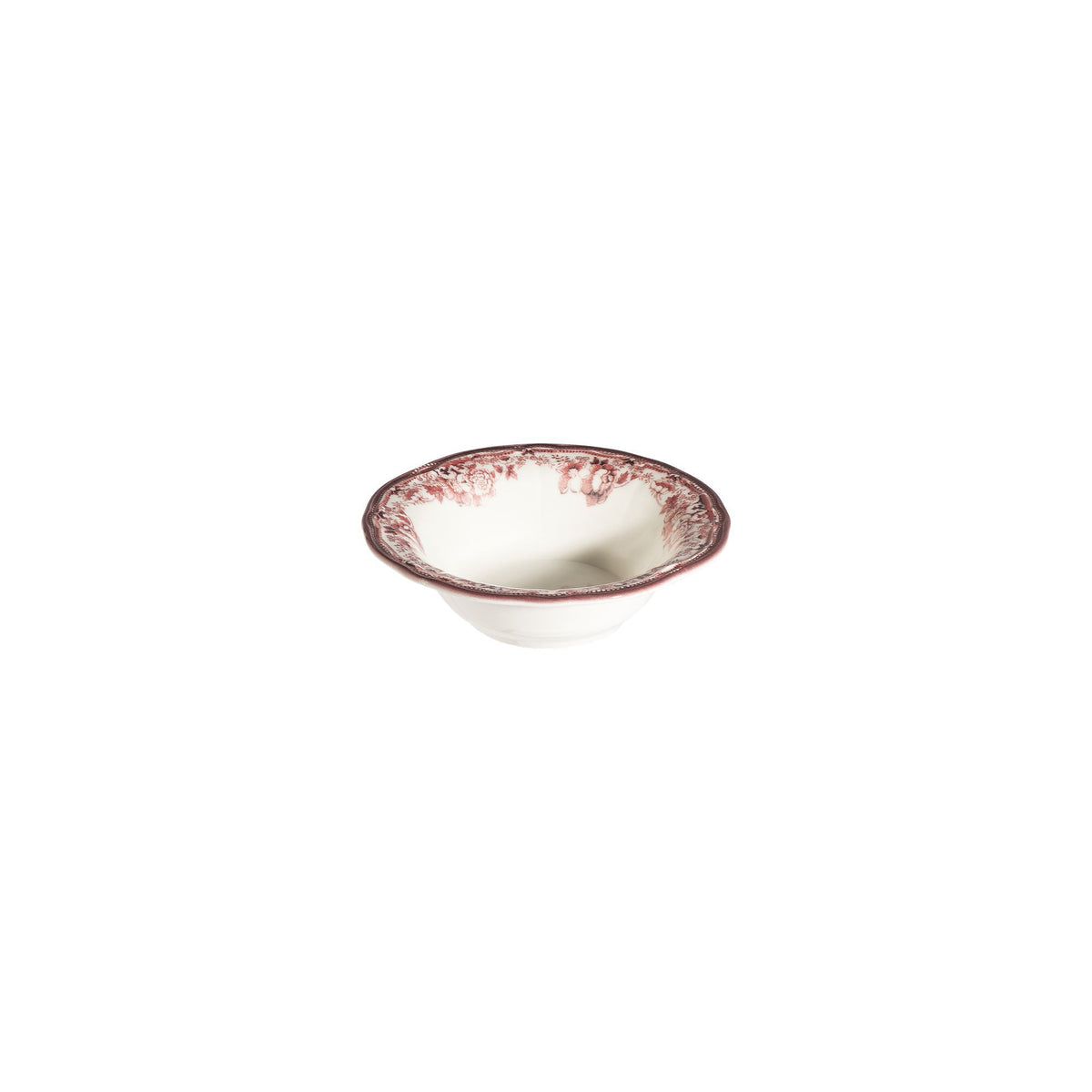Rani Home Yemek Takımı (24 Parça) Hermia Beyaz - Bordo HE-6815