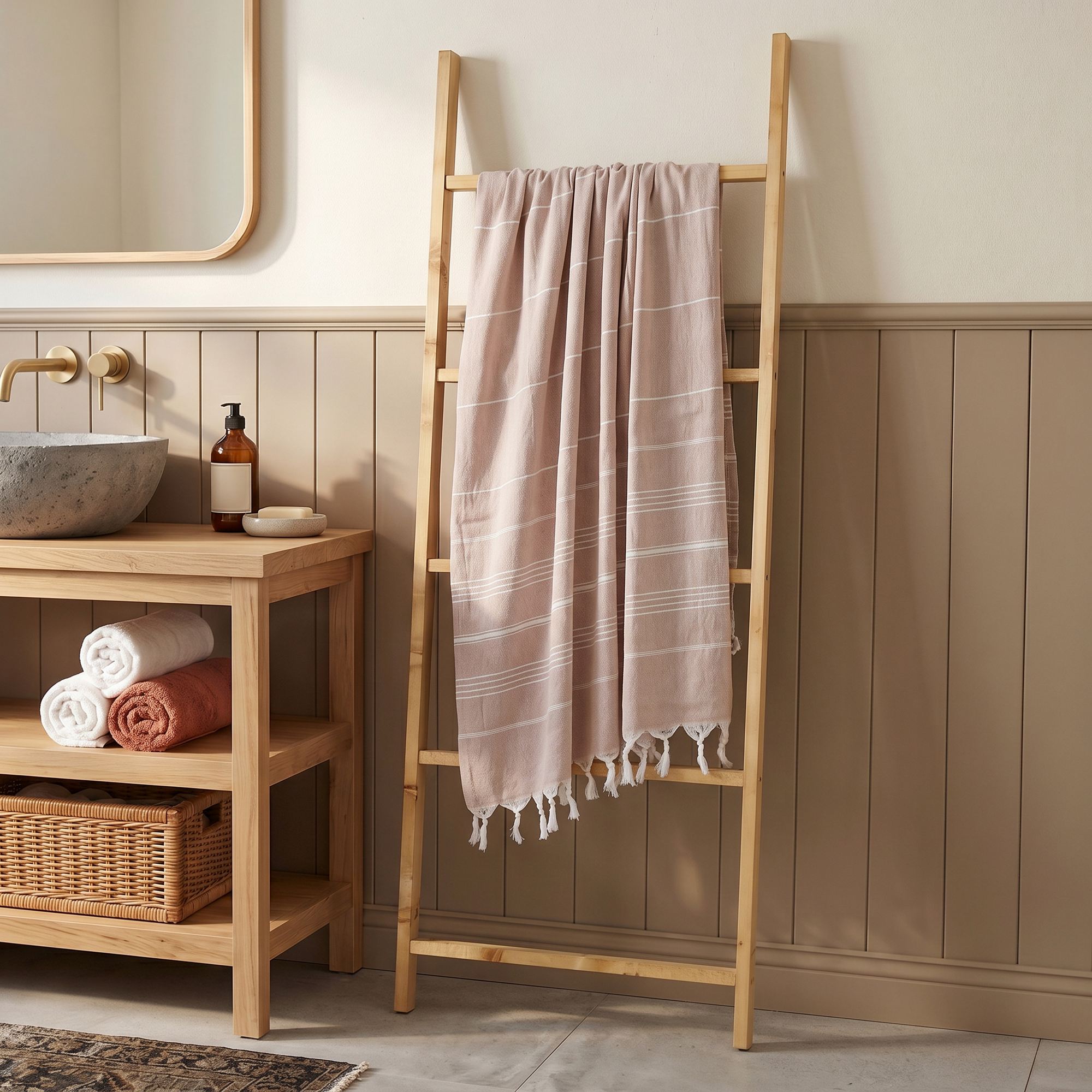 Rani Home Peştemal  Bej DA-6425
