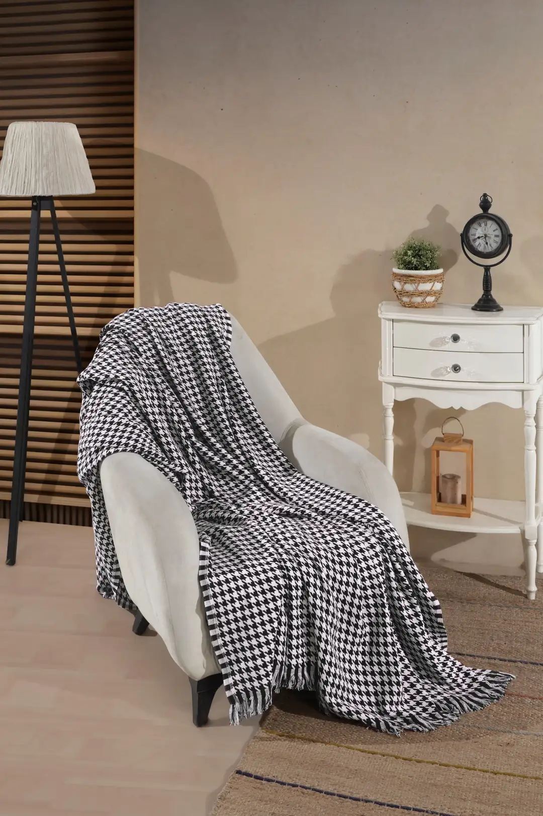 Rani Home Çift Kişilik Pike Gri CA-6240