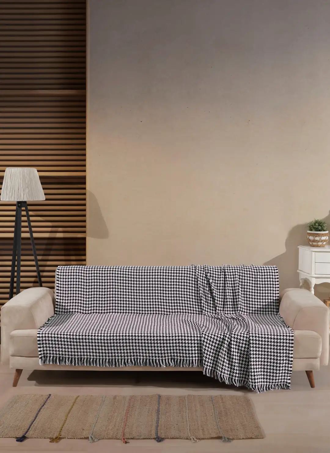 Rani Home Çift Kişilik Pike Gri CA-6240