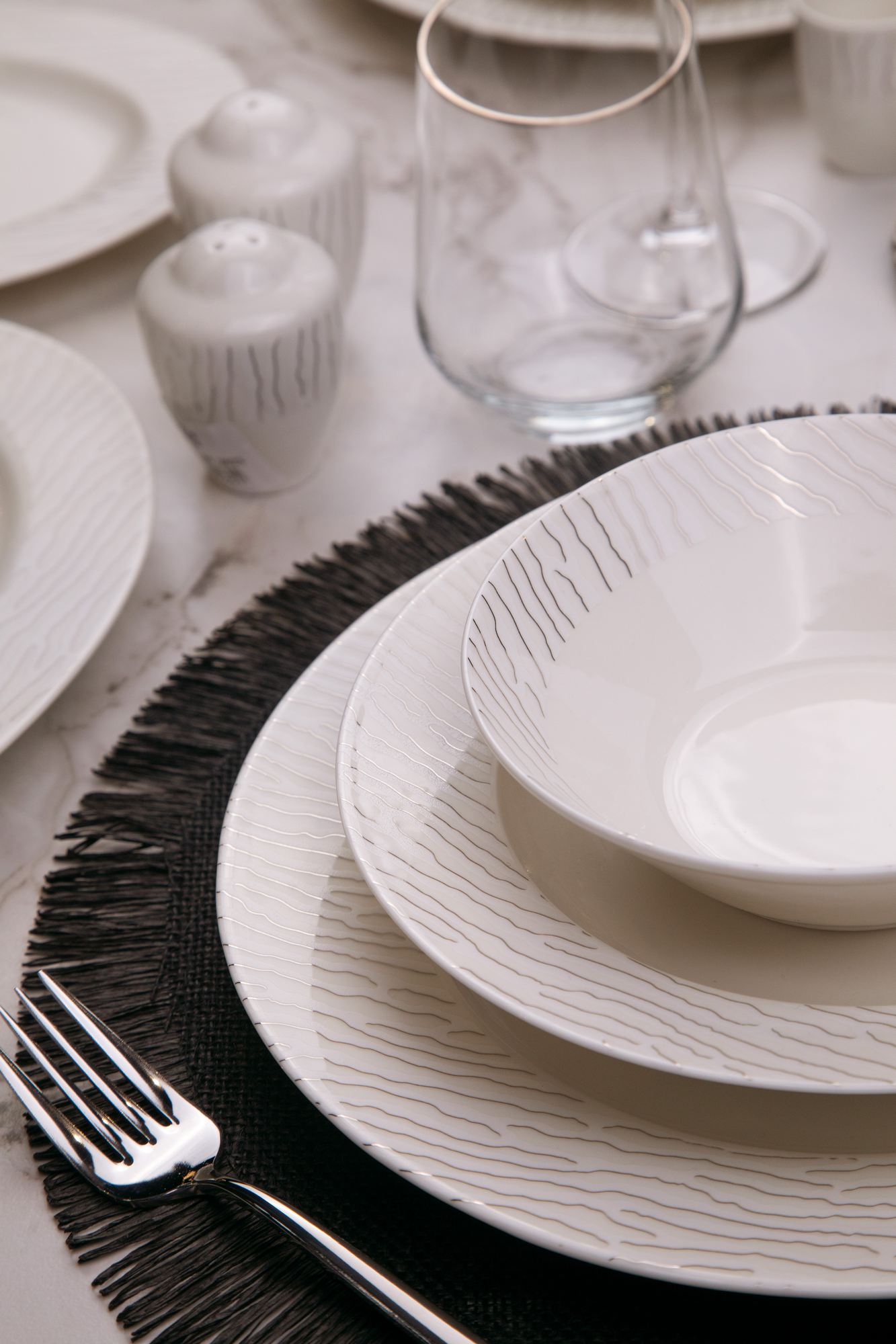 Rani Home Yemek Takımı (62 Parça) Beyaz HJ-6893