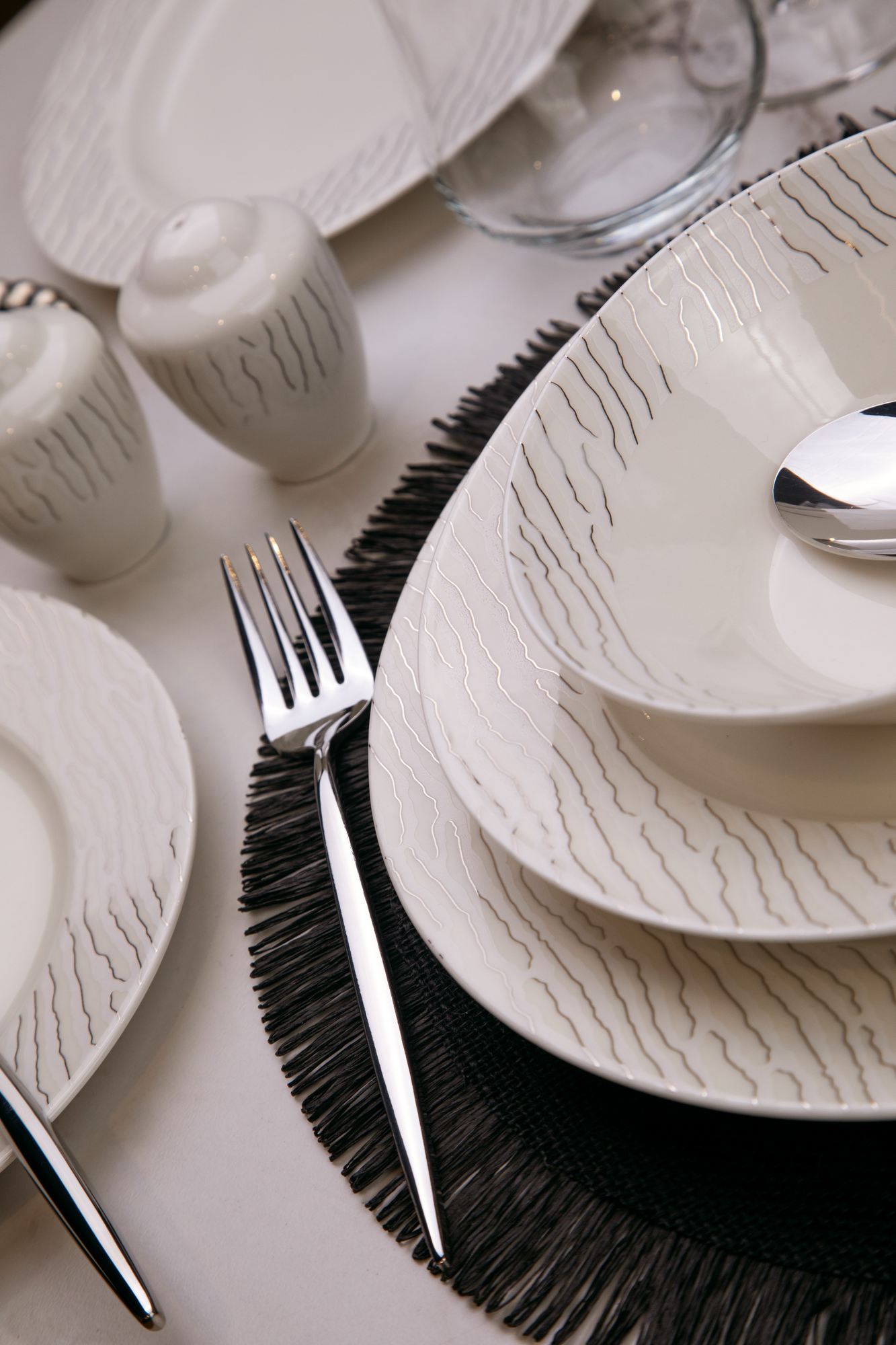 Rani Home Yemek Takımı (62 Parça) Beyaz HJ-6893