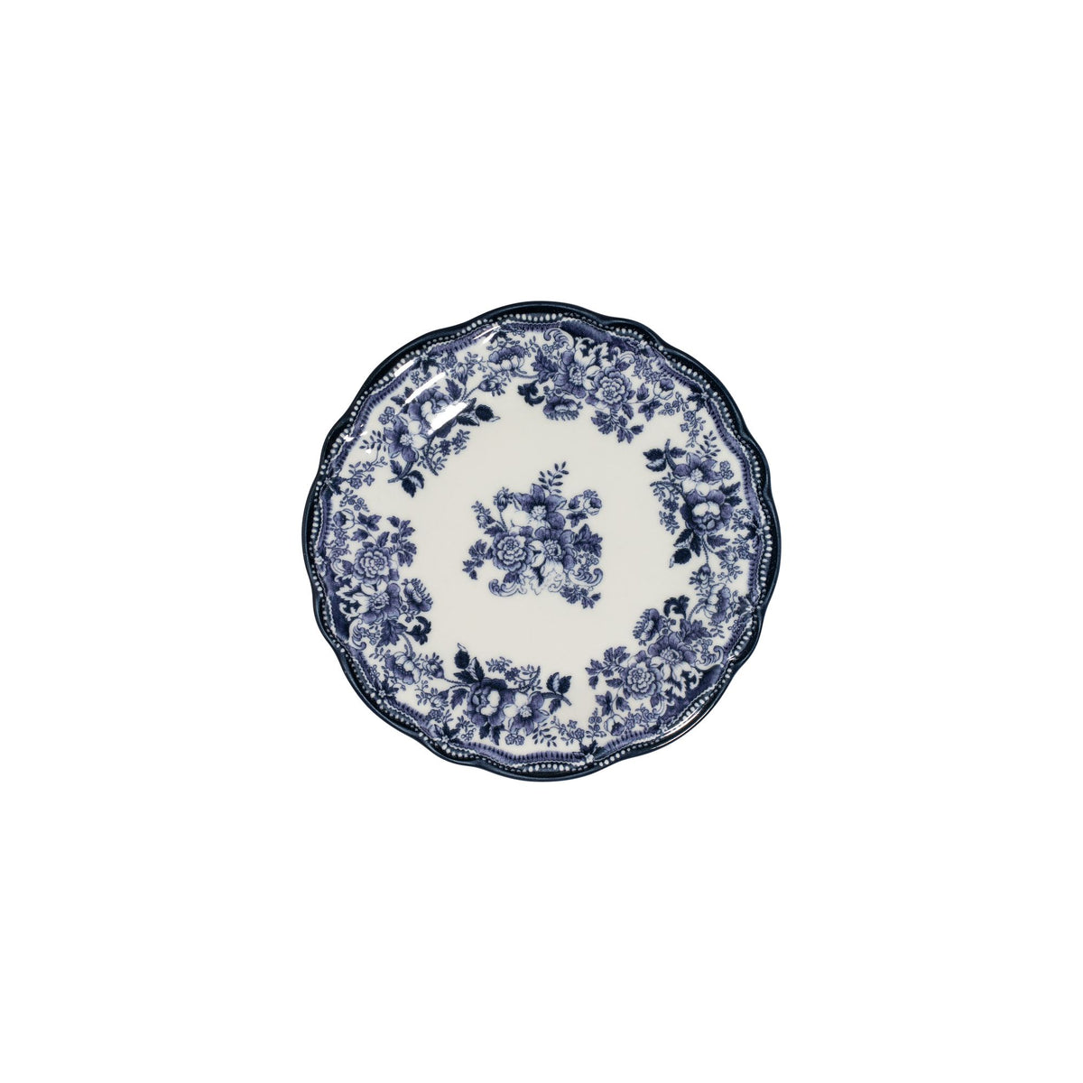 Rani Home Yemek Takımı (24 Parça) Hermia Beyaz - Lacivert HE-6816