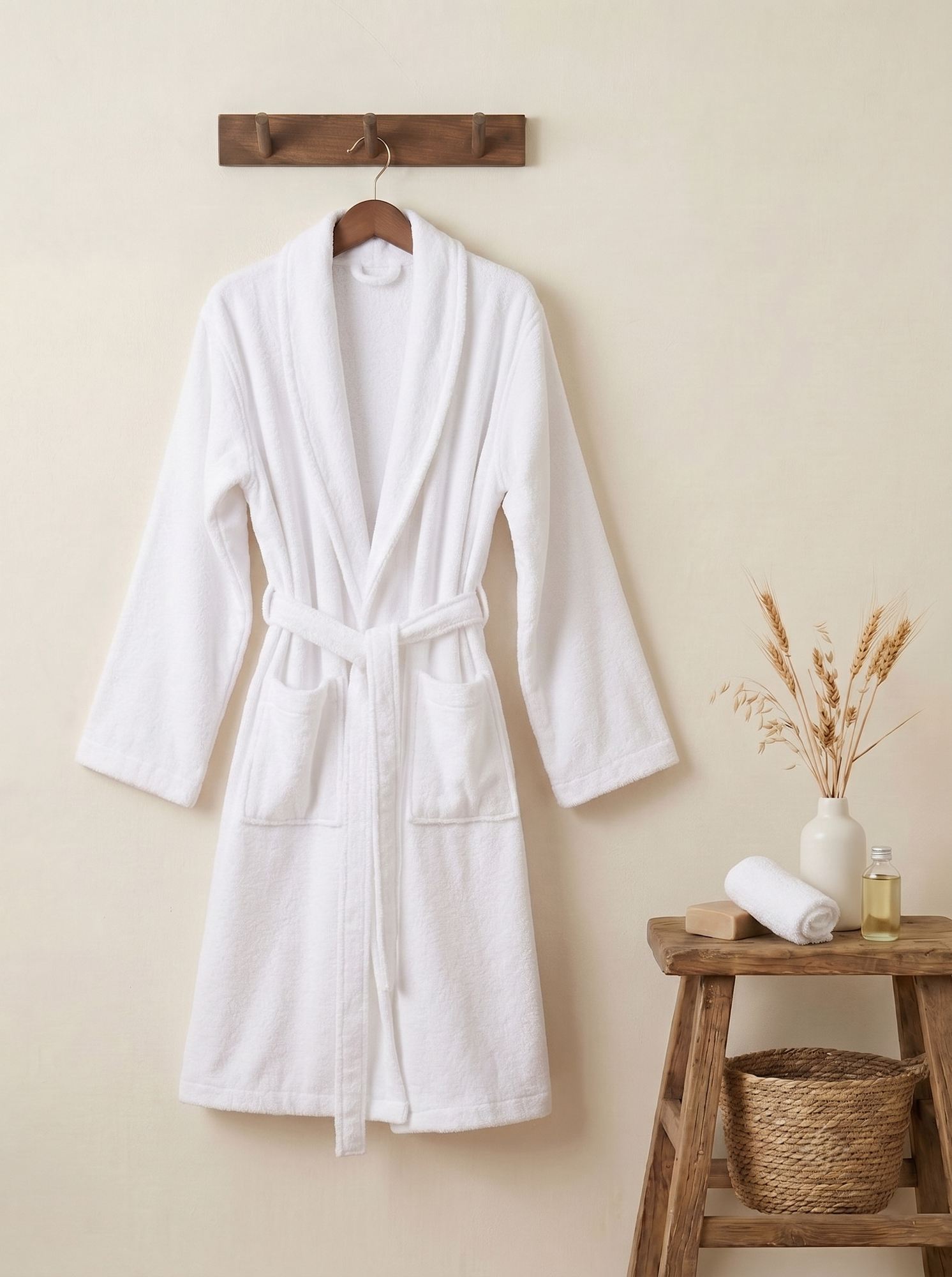 Rani Home Bornoz L / XL Beyaz BB-6498