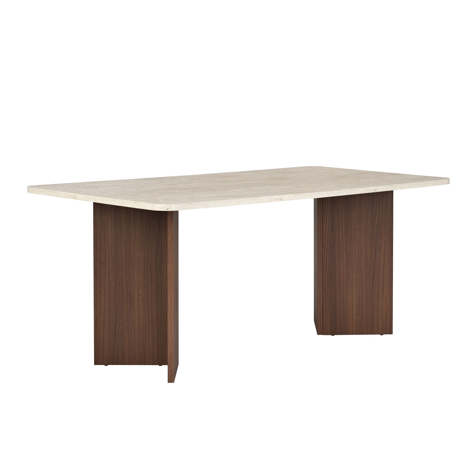 Rani Home Yemek Masası Traverten - Milano Ceviz 180 Cm GA-5764