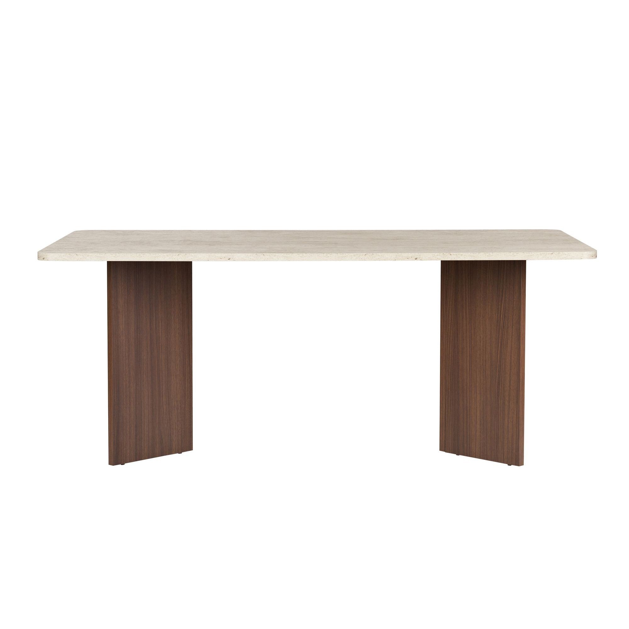 Rani Home Yemek Masası Traverten - Milano Ceviz 180 Cm GA-5764