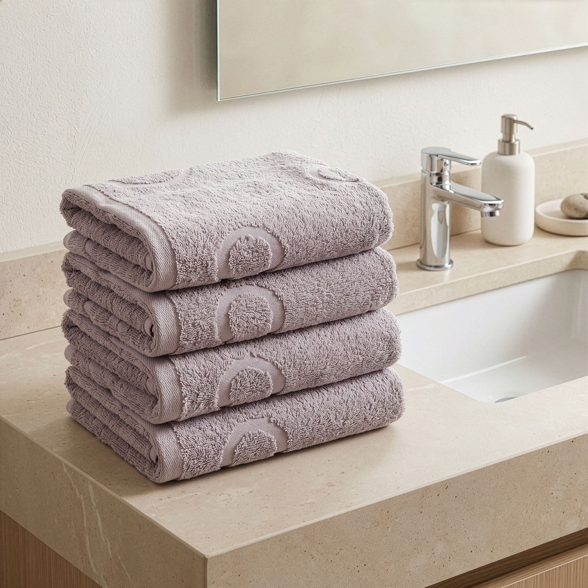 Rani Home El Havlusu Seti  Gri BC-6427