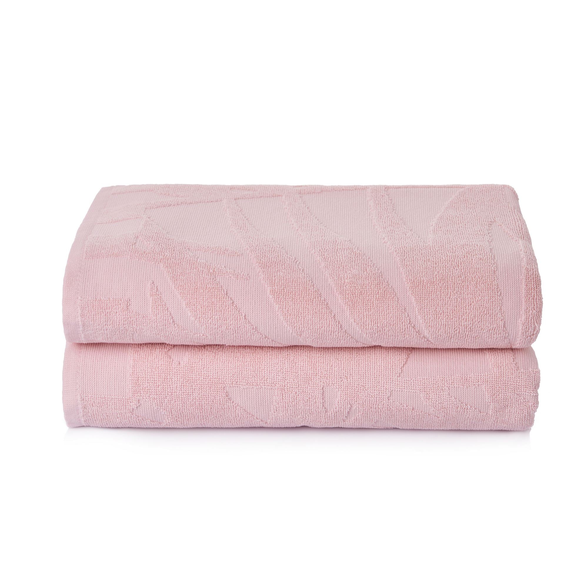 Rani Home Banyo Havlusu Seti  Pembe BD-6433
